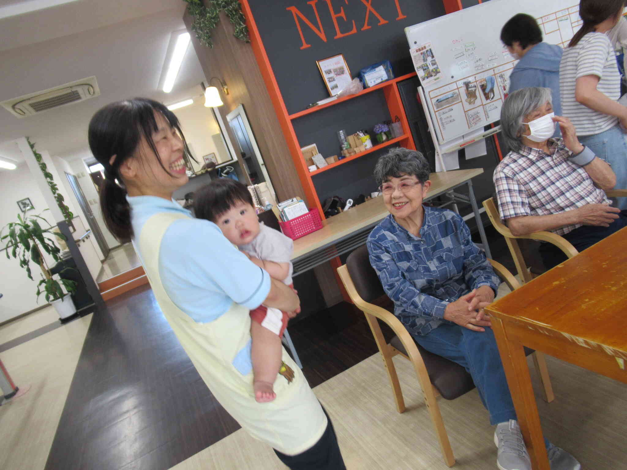 おじいちゃん、おばあちゃん、優しいね