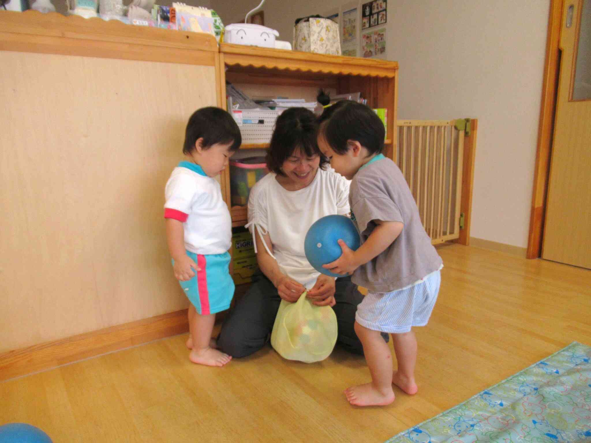 今回はボールも使って楽しい時間となりました。