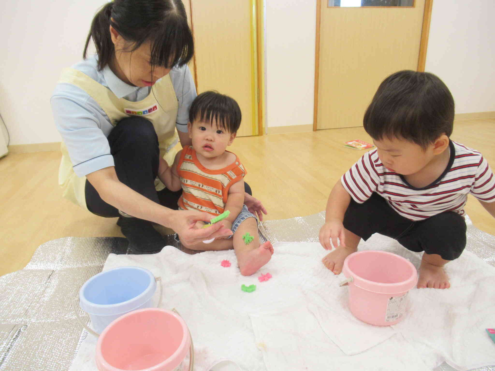 水遊びしましょう