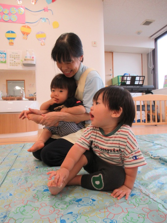 タッチ♪