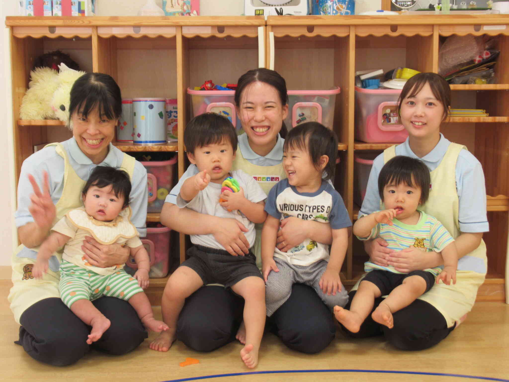 笑顔あふれる保育園です。