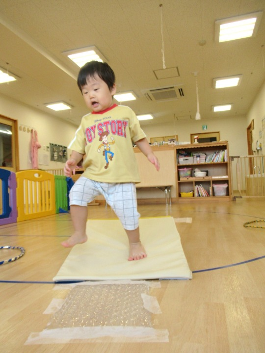 身体を動かして遊びました