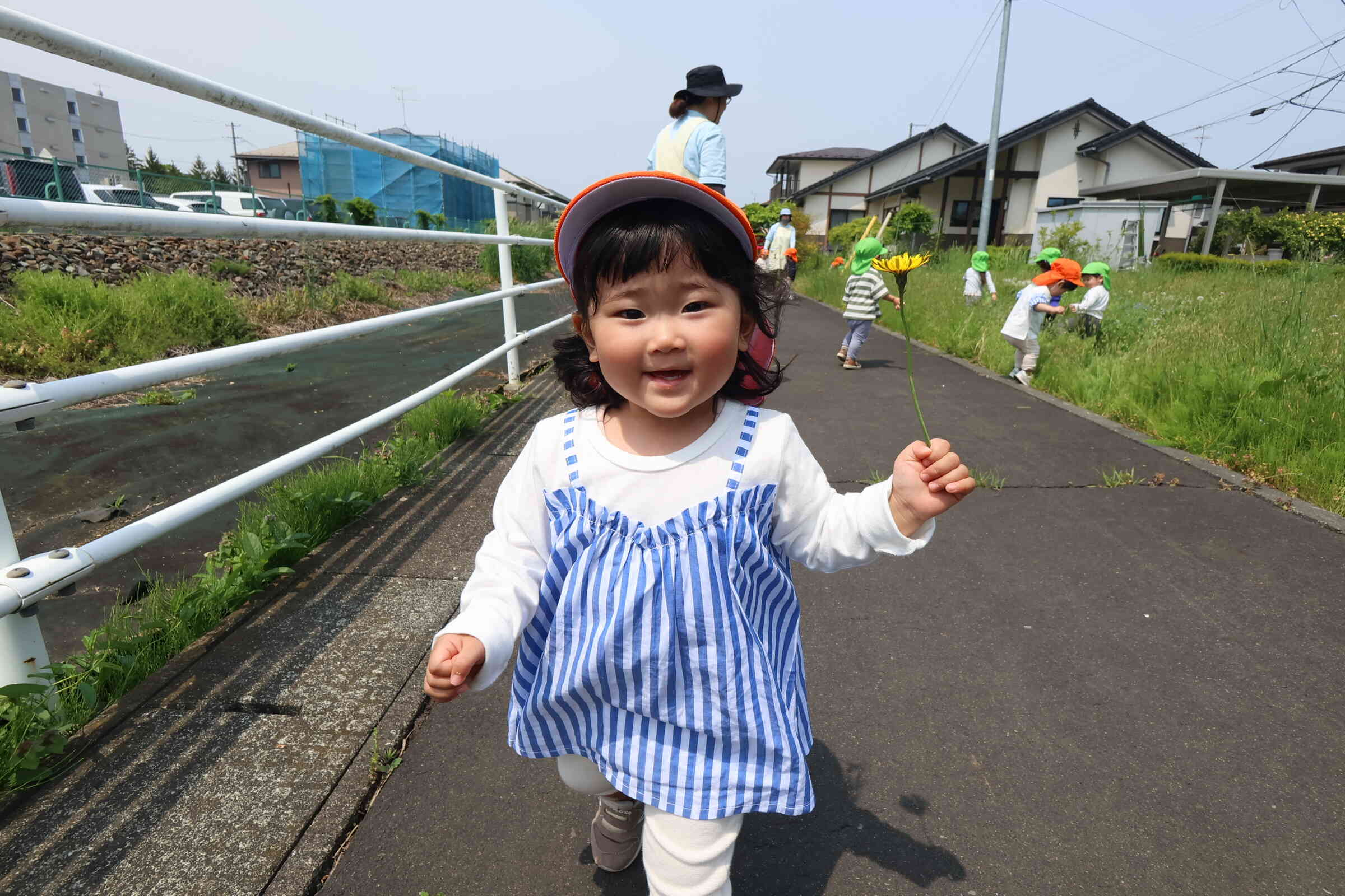 お花見つけたよ～！
