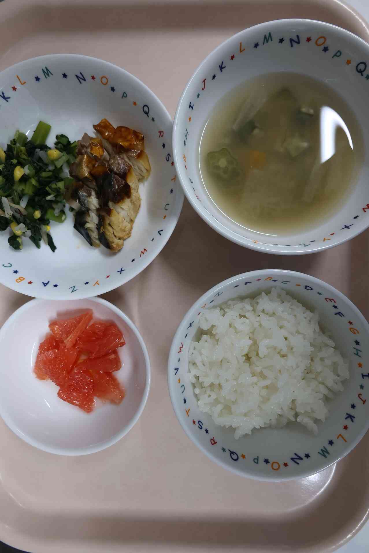 ９月１日（月）の給食です。
