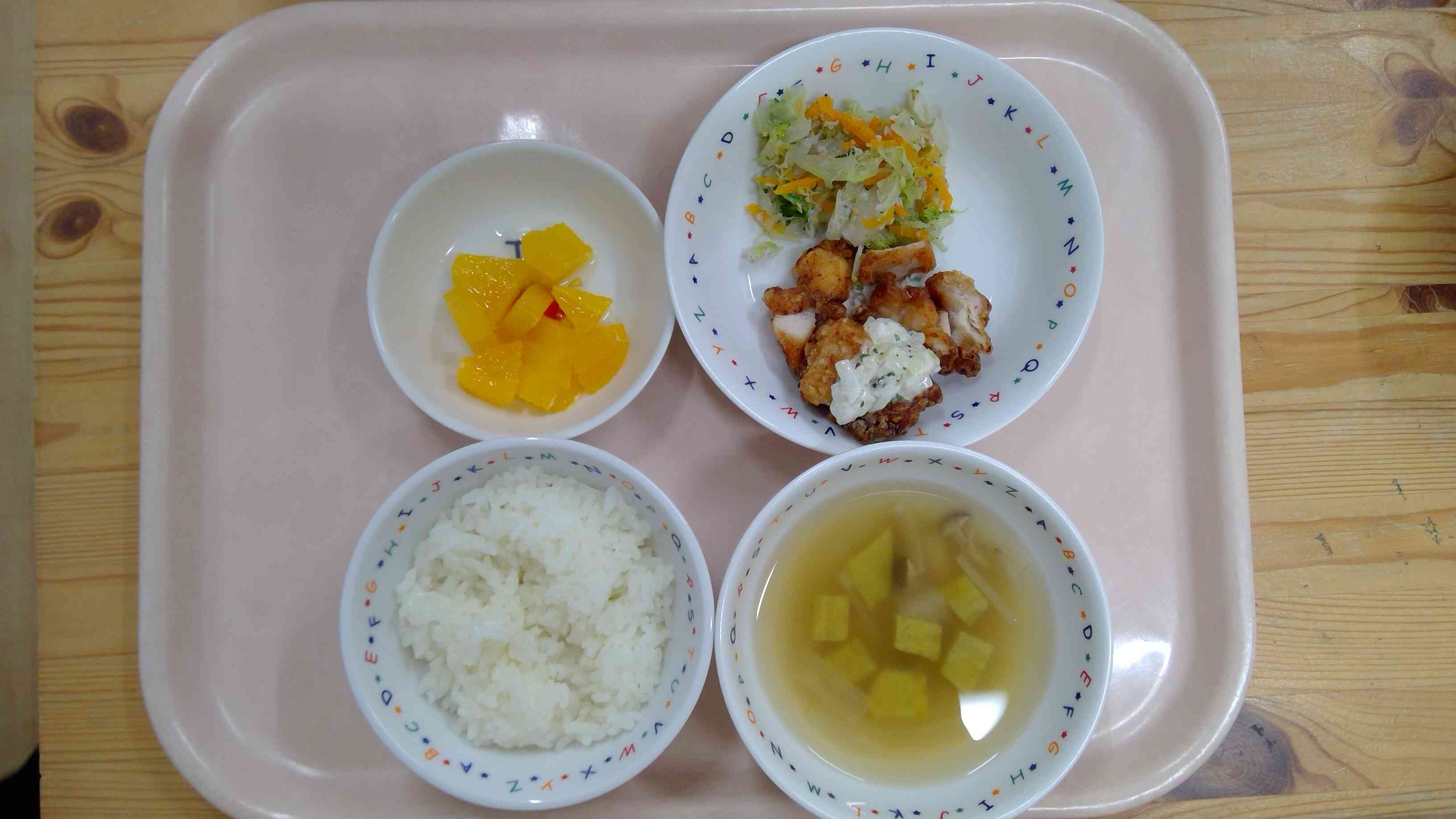 10月7日（火）の給食です。