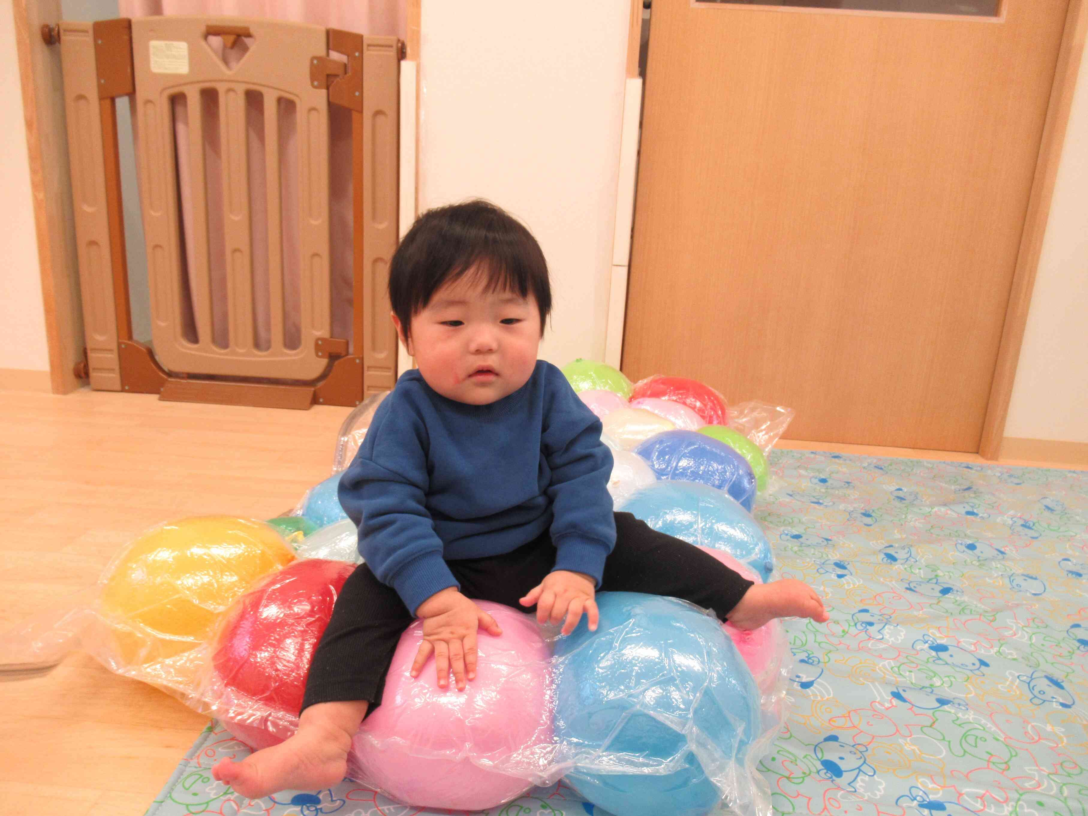 風船マット遊び