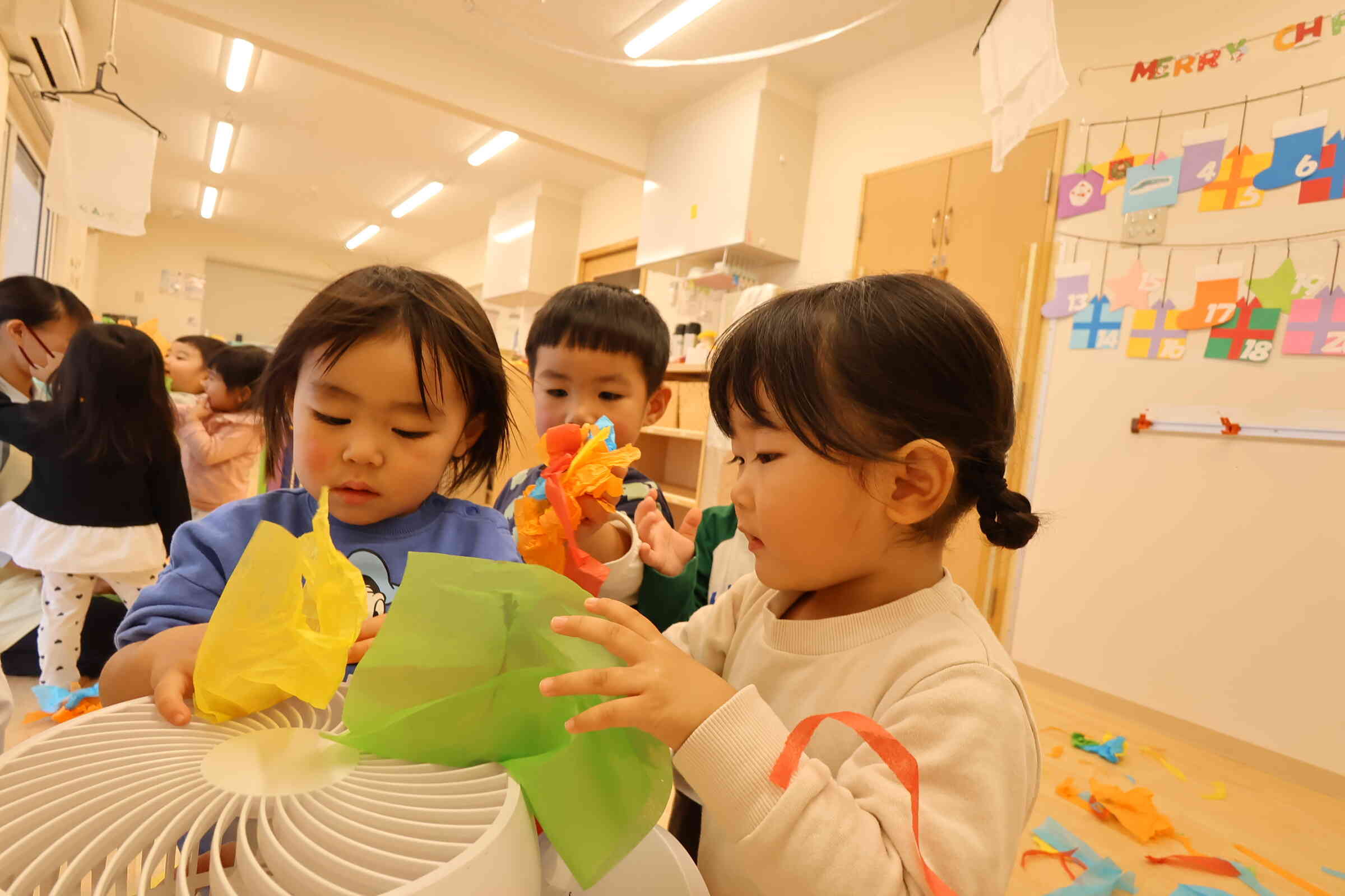 風で飛ばしてみよう