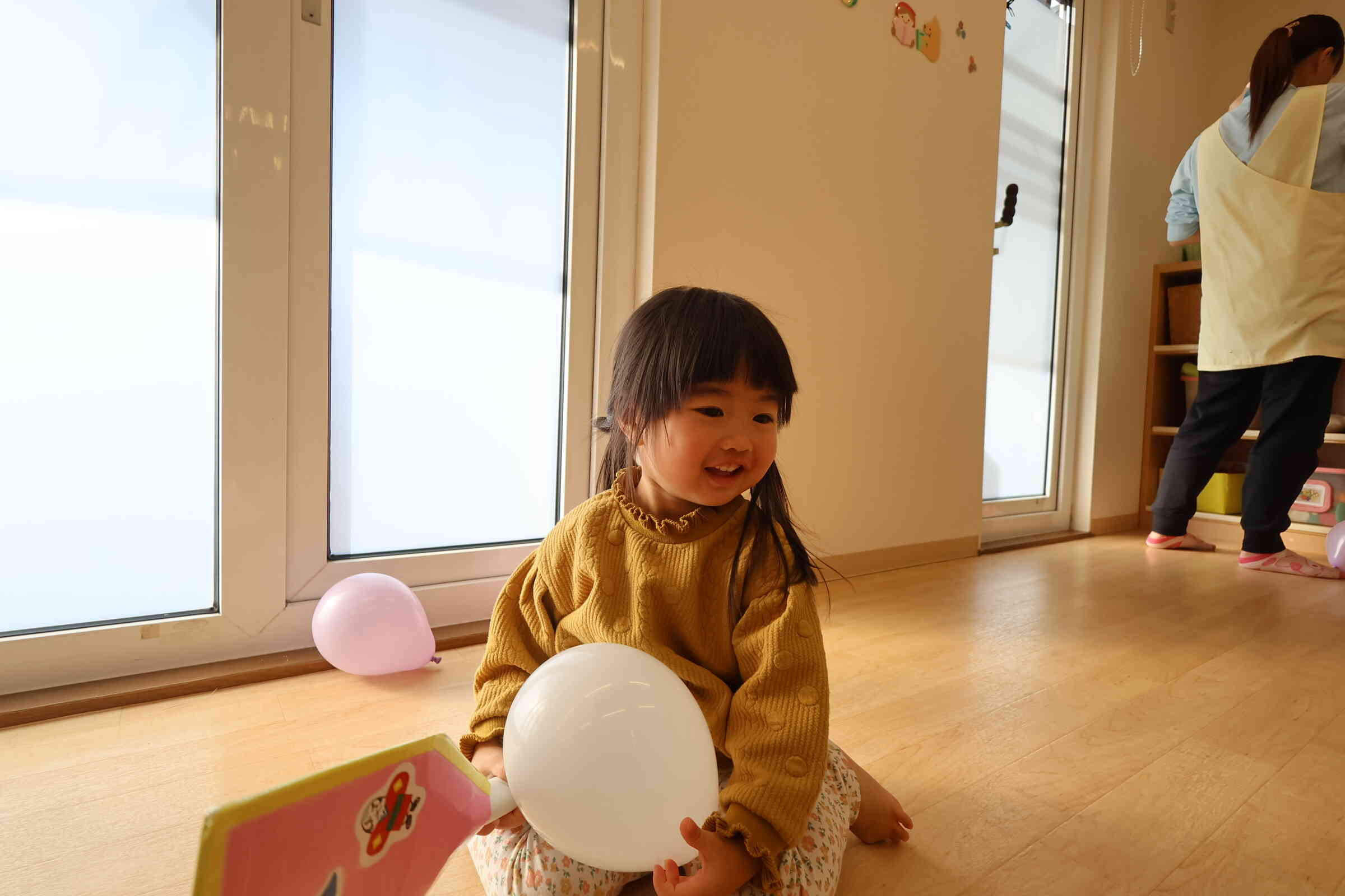 「ふうせんキャッチ～！」