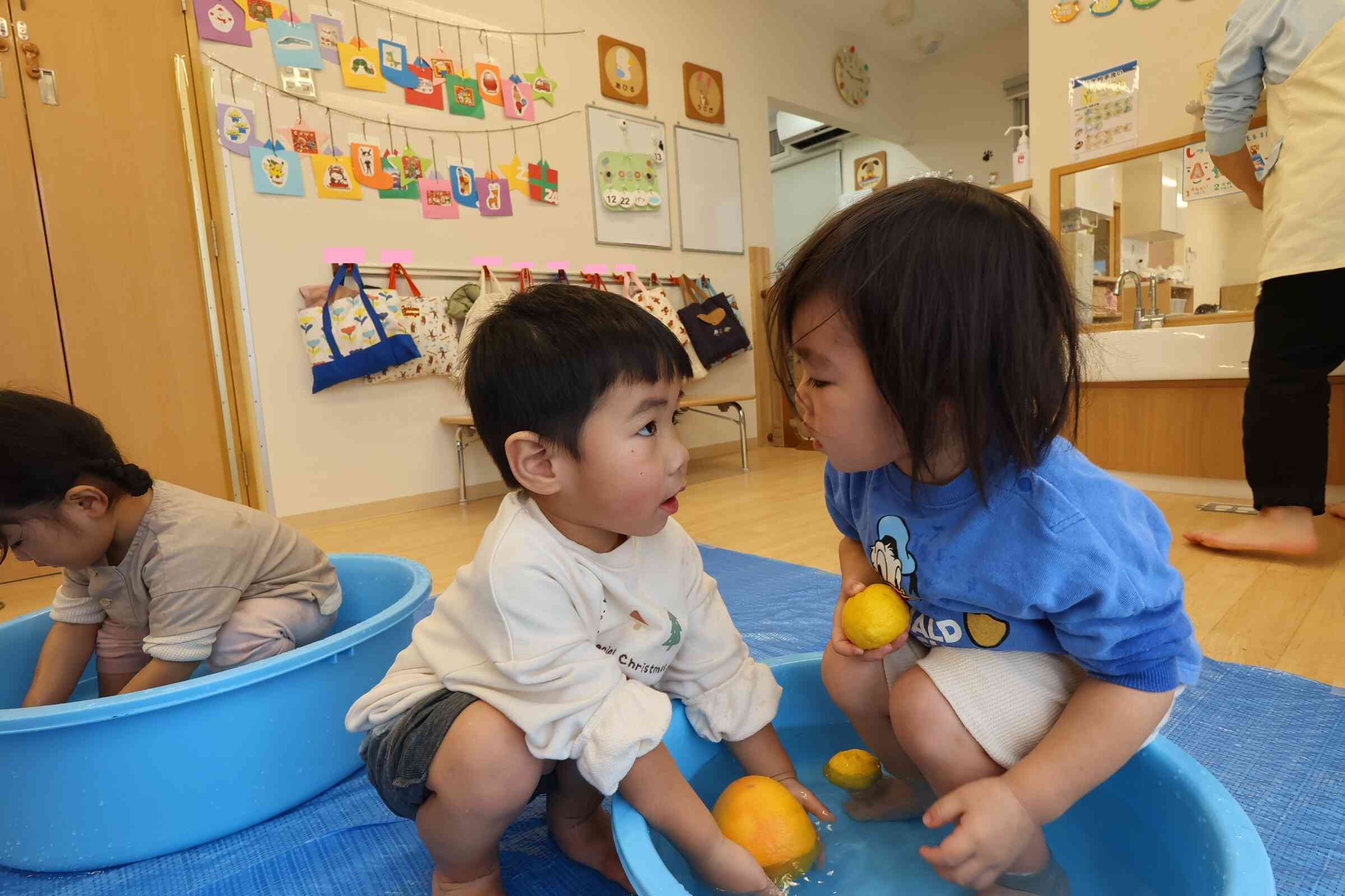 ゆず湯に入ってみよう！