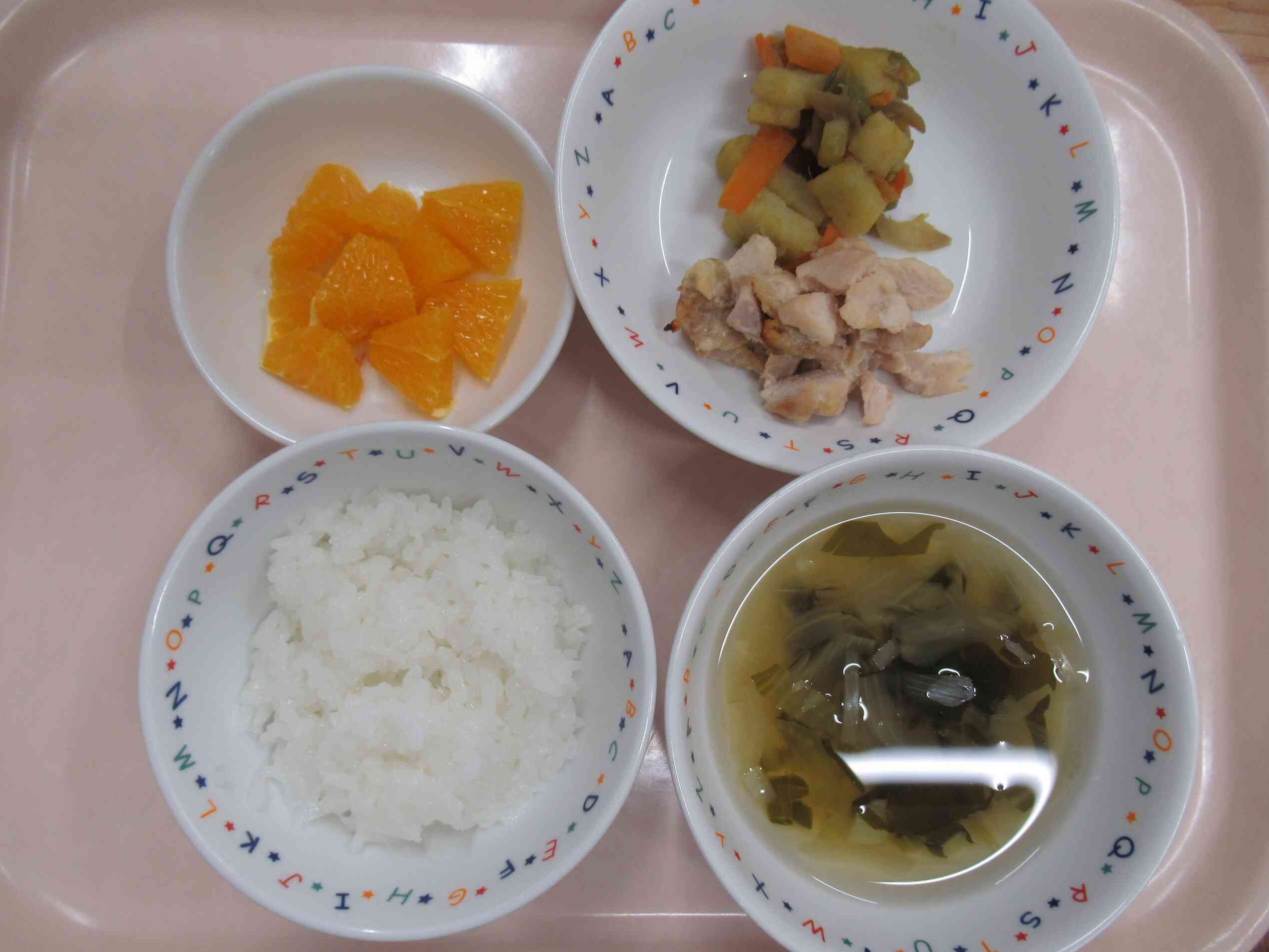 1月27日（火）の給食です。