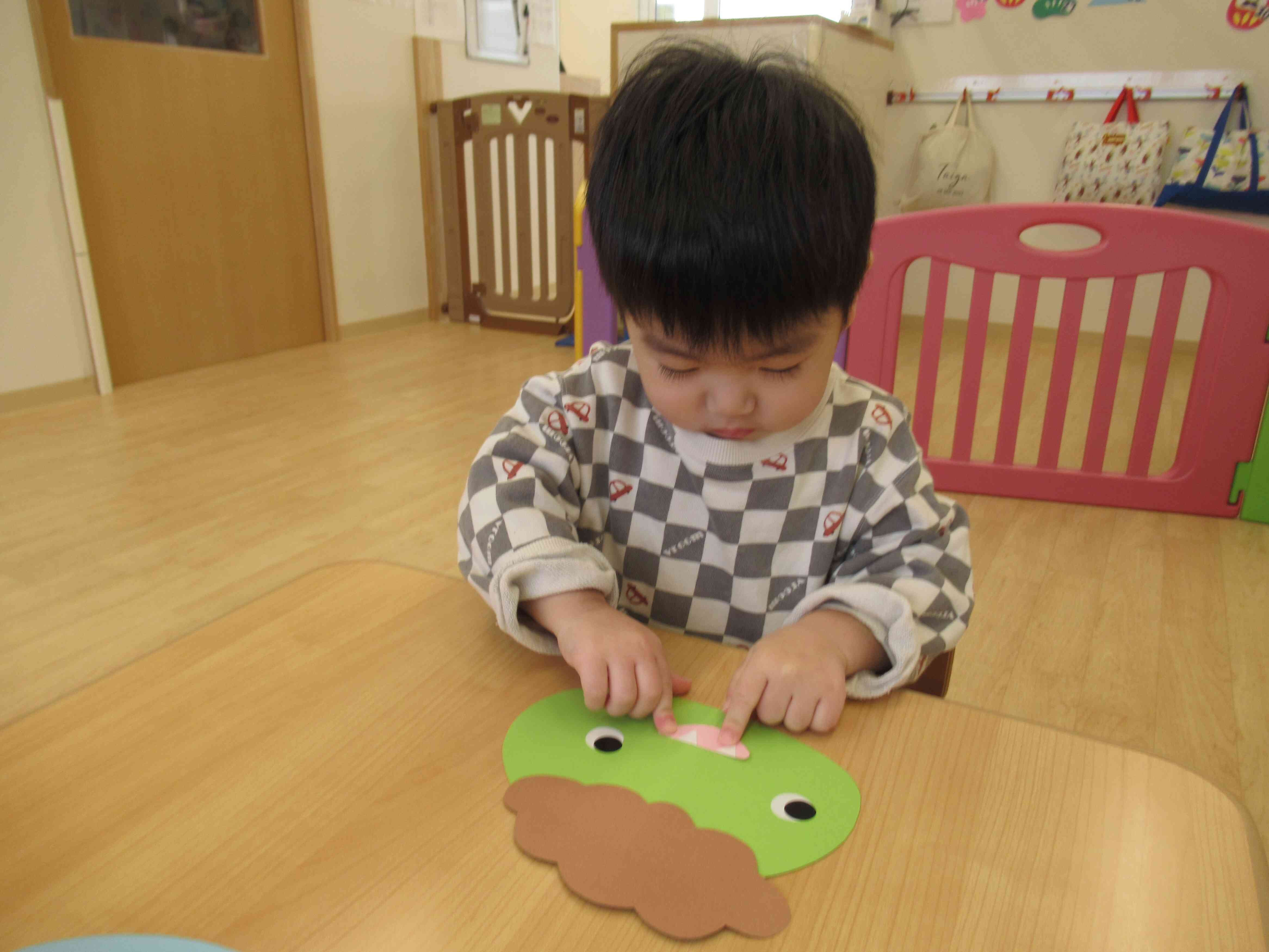 節分製作（うさぎ組）