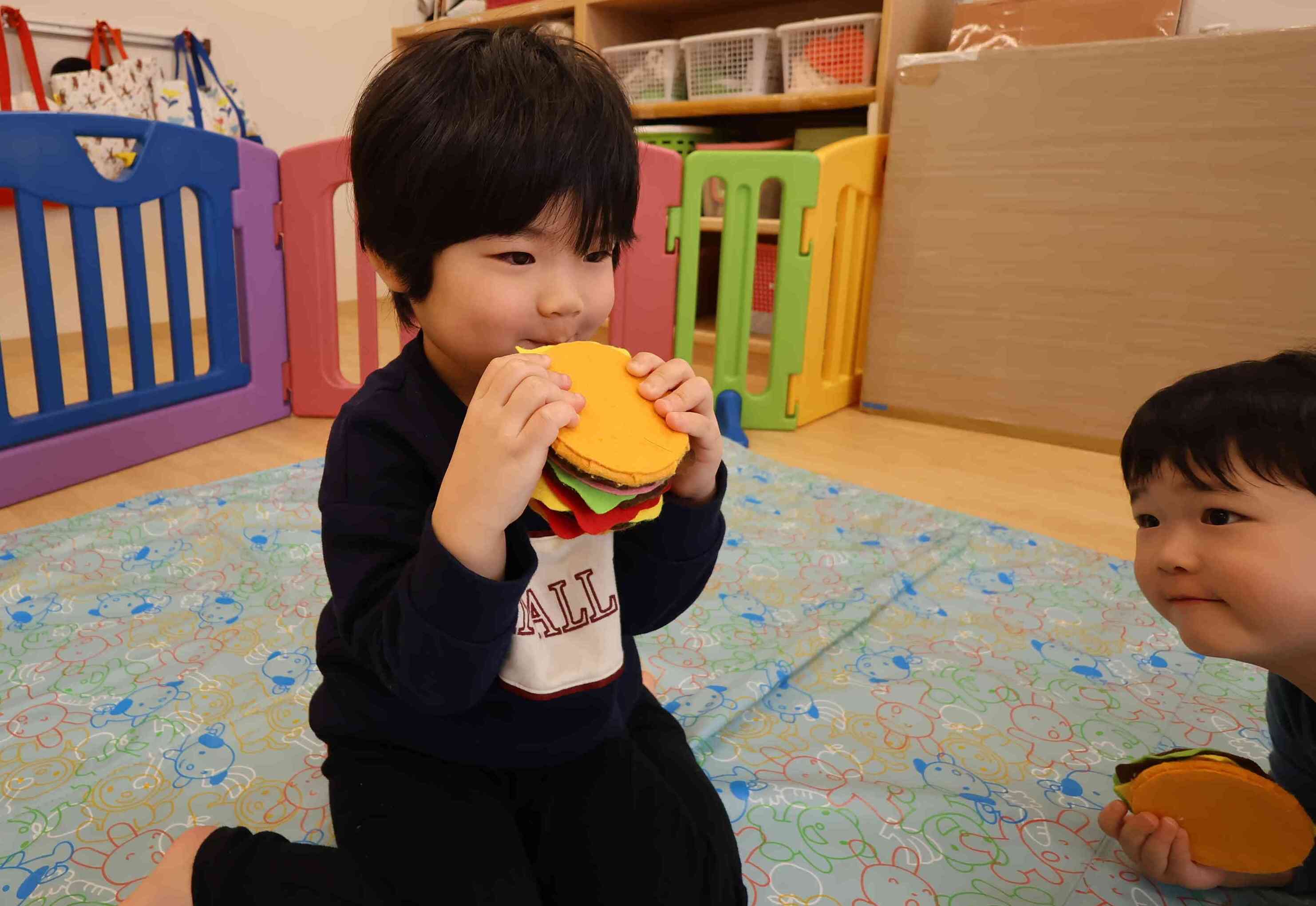 みんなだいすきハンバーガー！