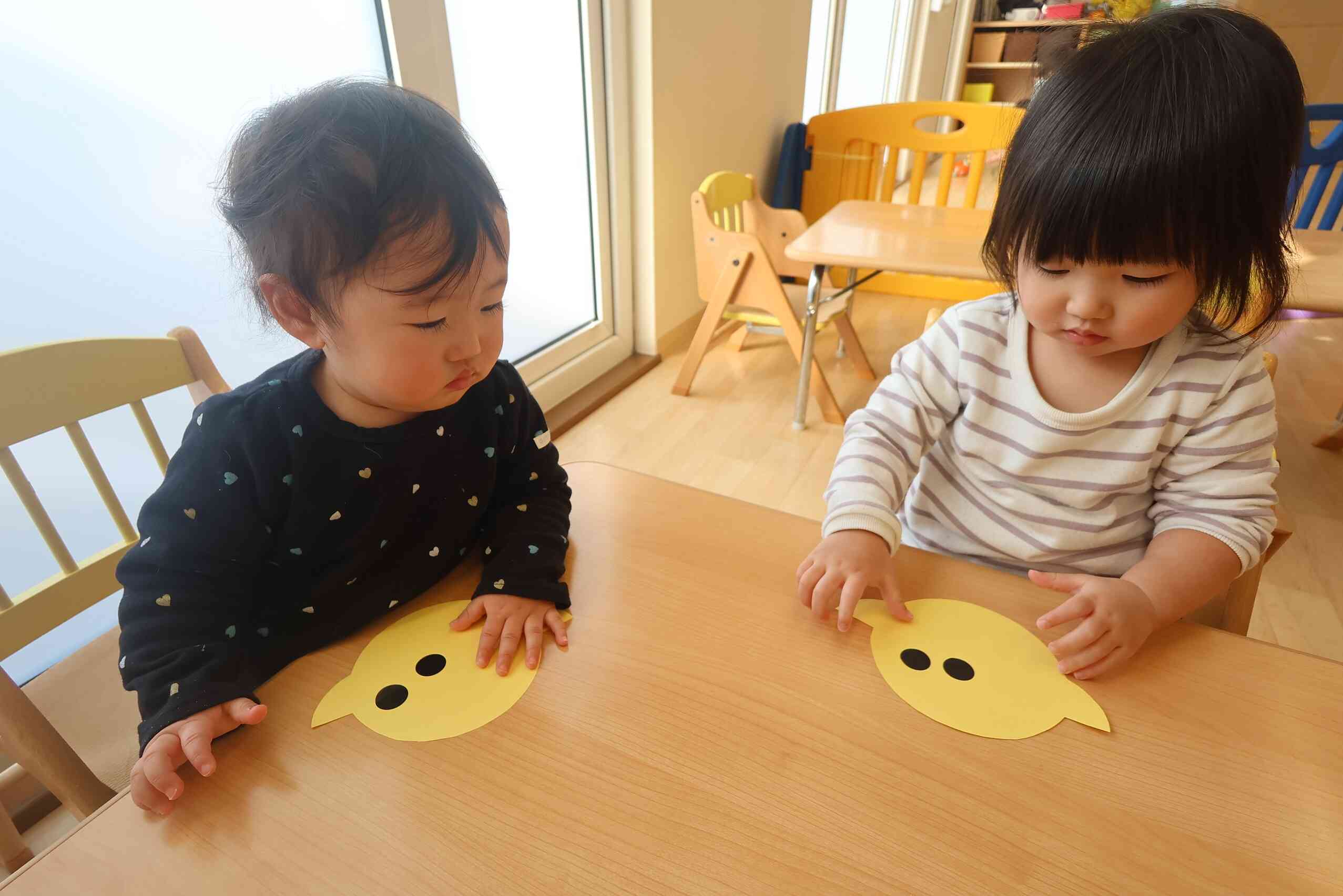 そっちのひよこさんもかわいいね。