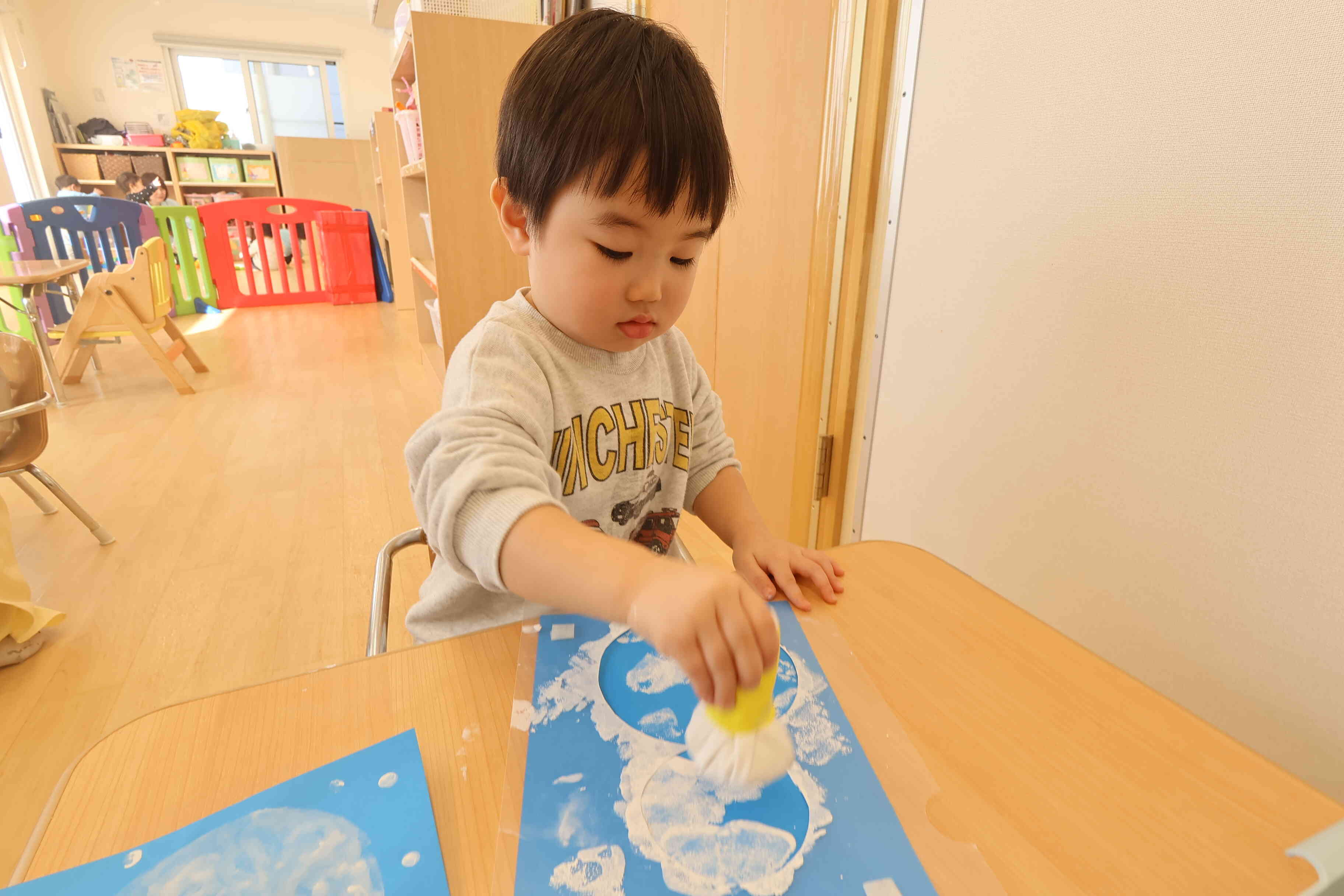 ぼく上手にできてるでしょ～！