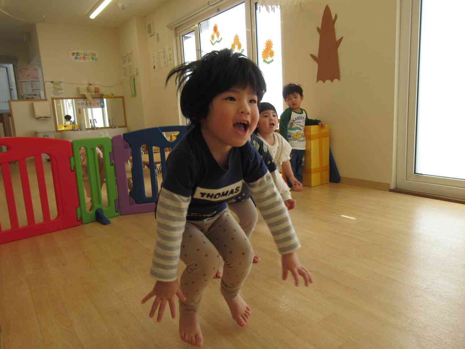 先生のピアノに合わせて