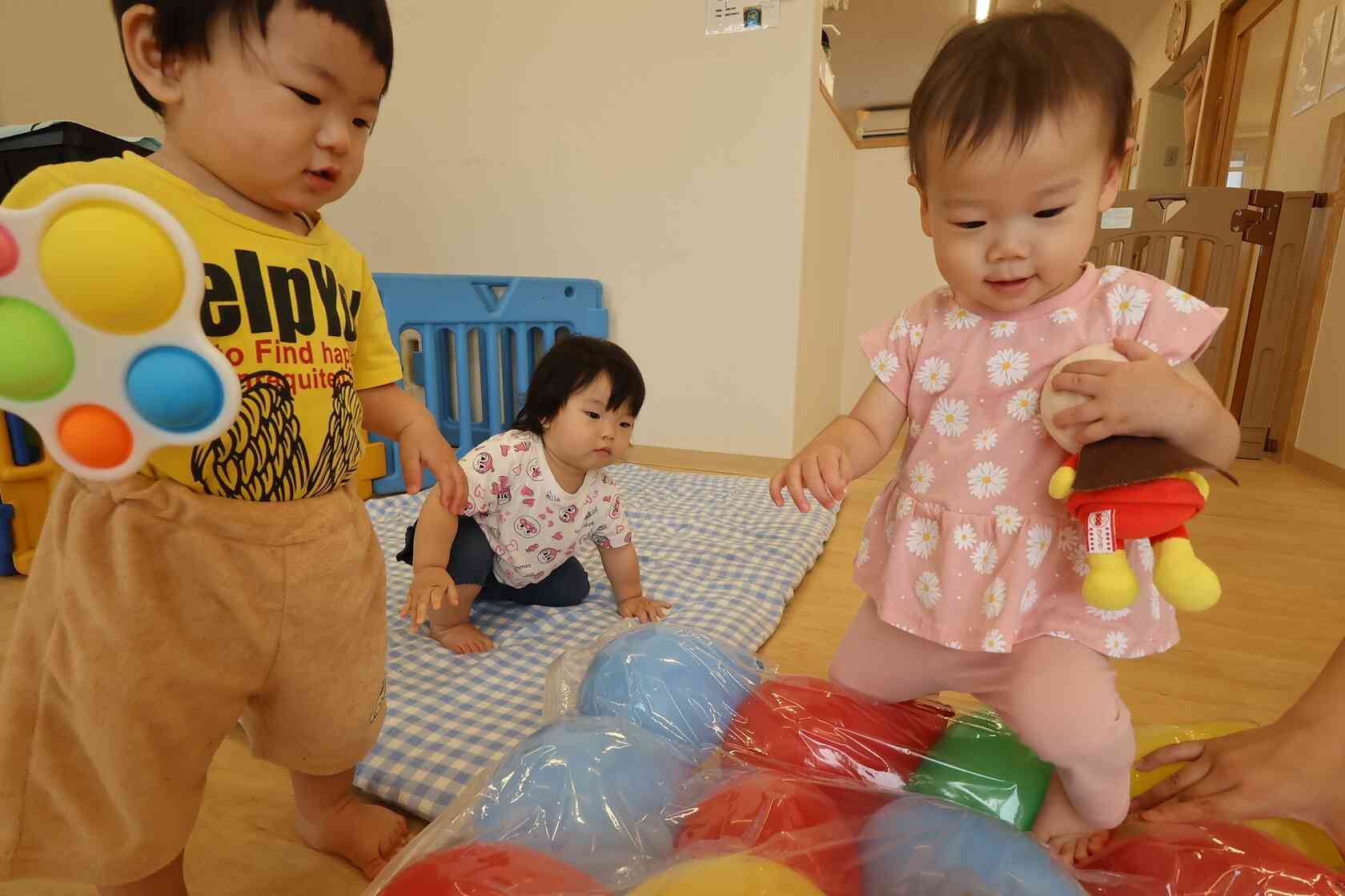 色んな感触楽しいね！