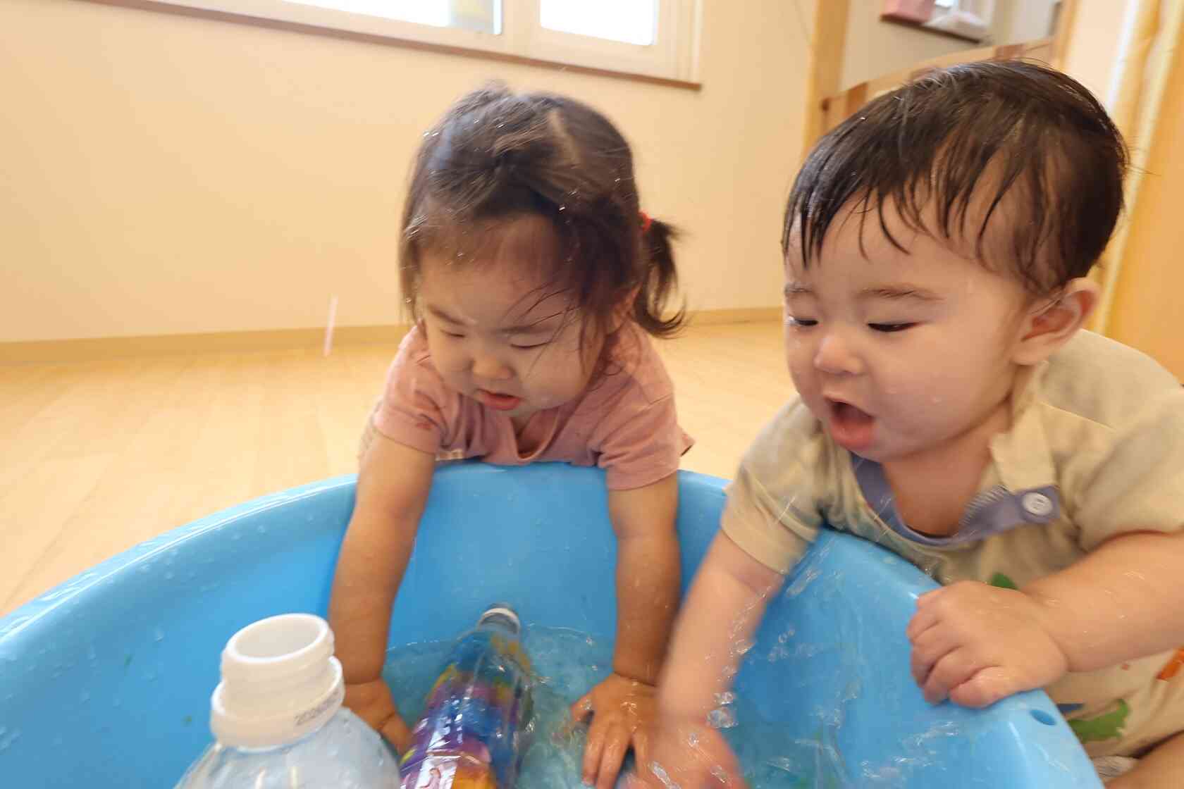 氷に触ってみたよ！