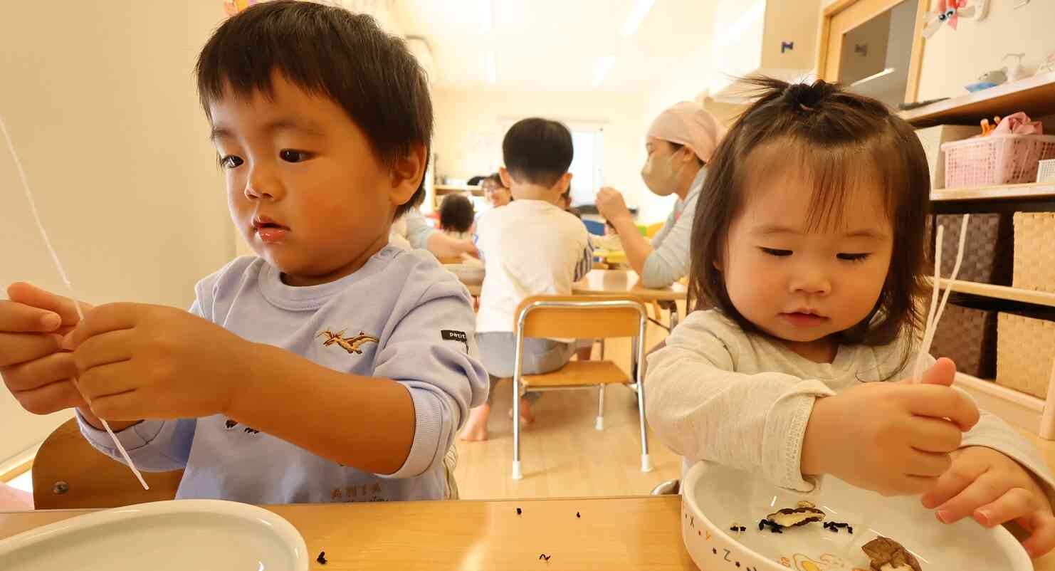 食育（乾物に触れよう）