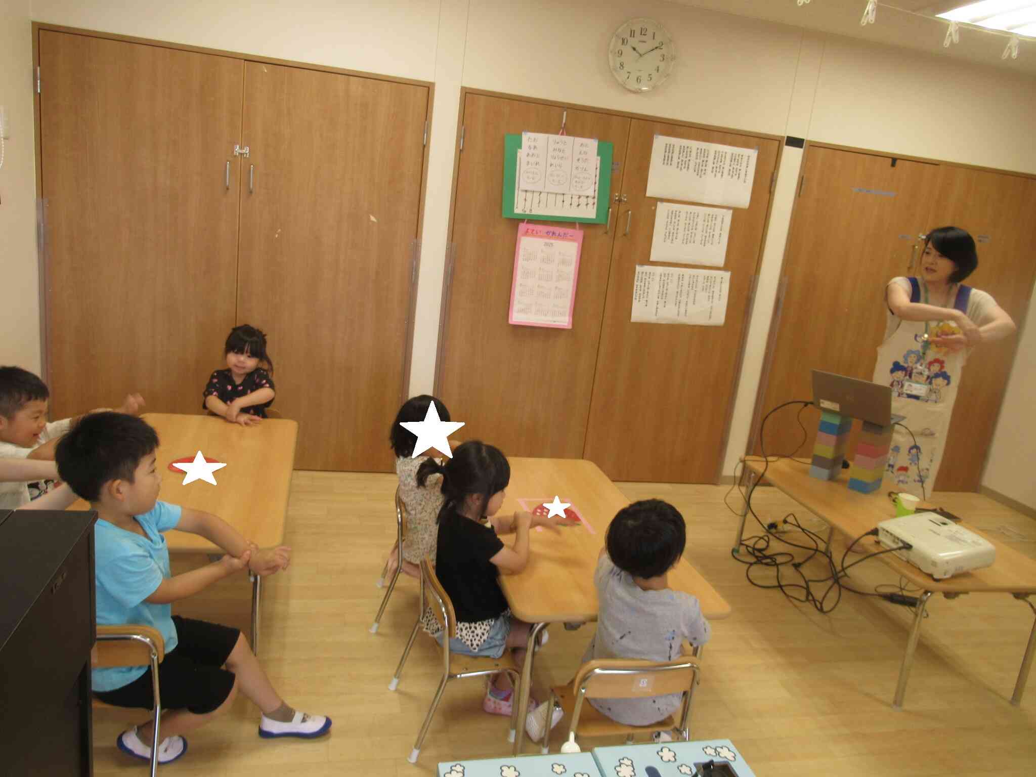 手洗い教室「みんなで　てあらい」