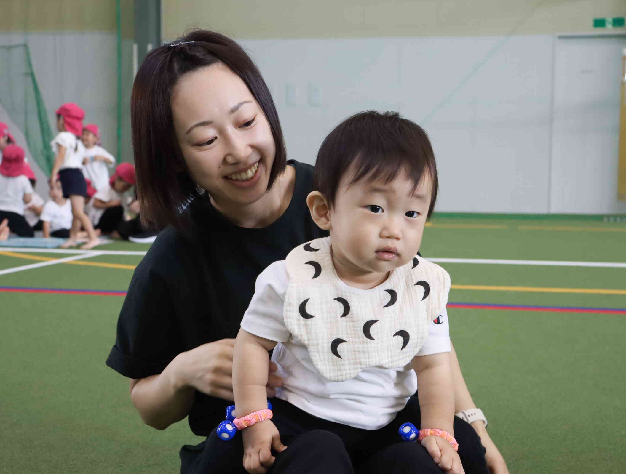 親子でパシャリ！