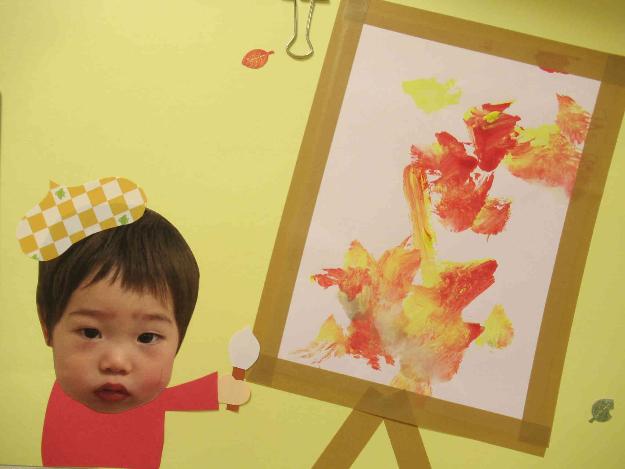 秋の芸術家　0歳児