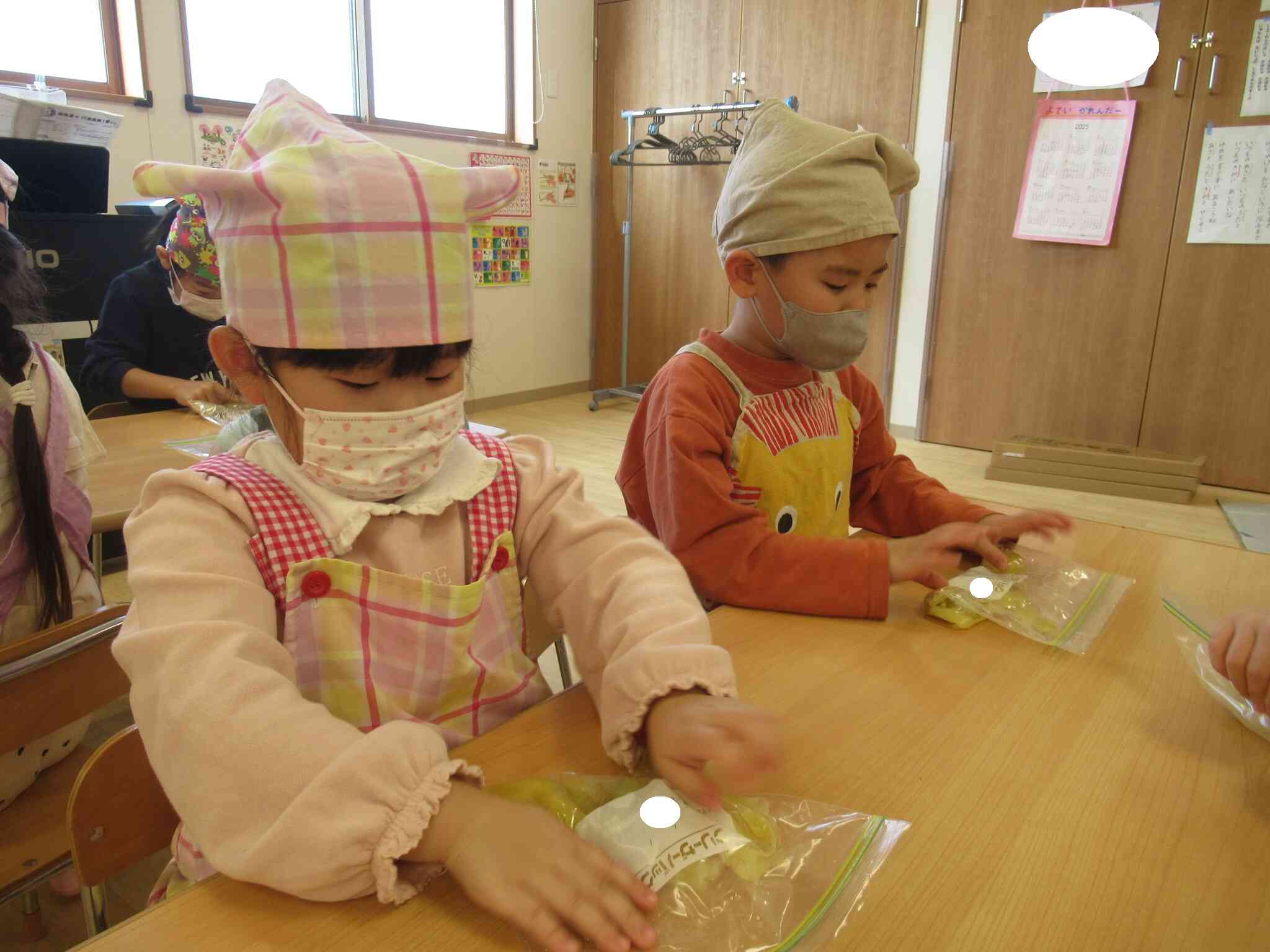 楽しみにしていたスイートポテト作り