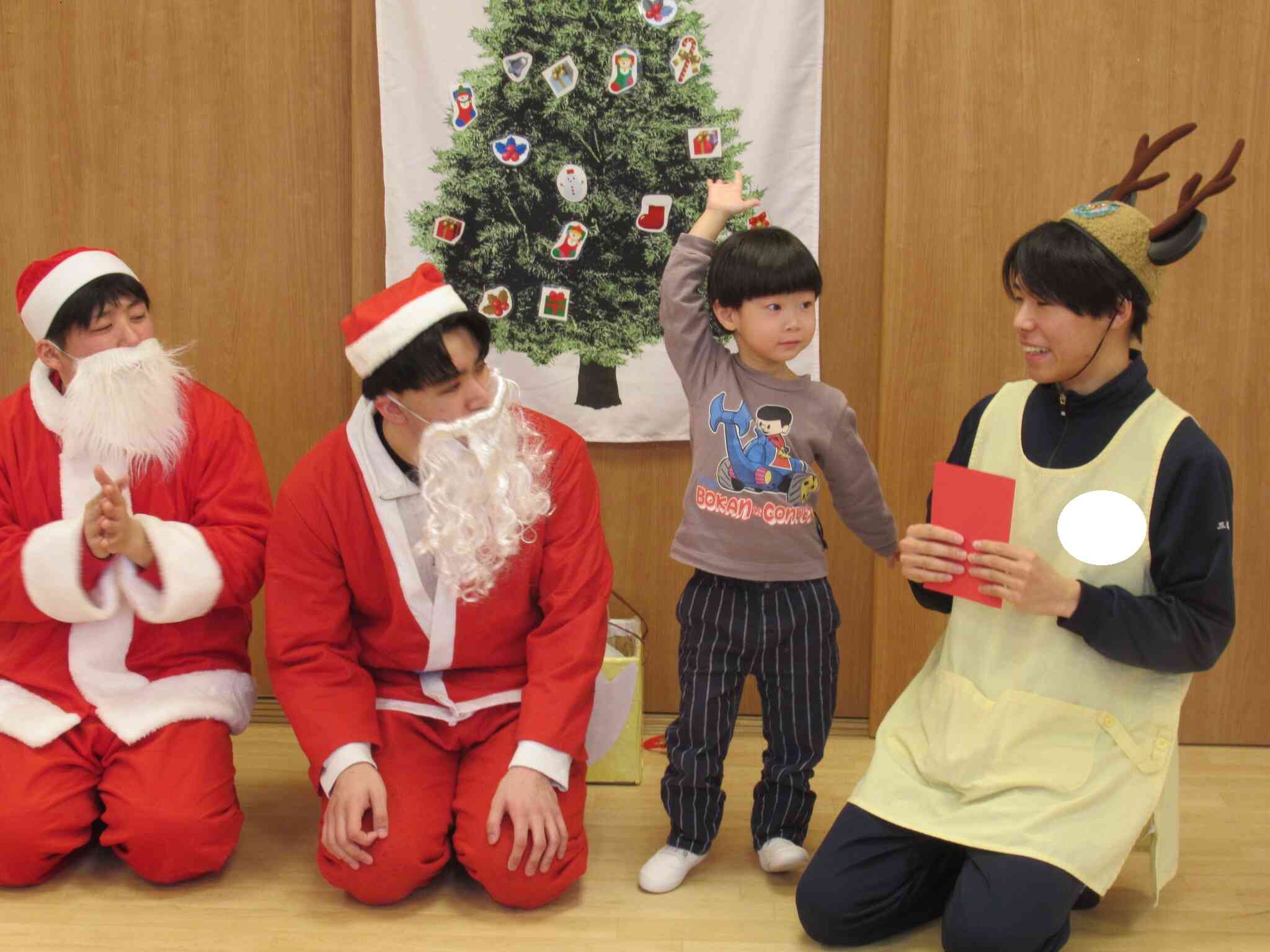 待ちに待ったサンタさんが来てくれた
