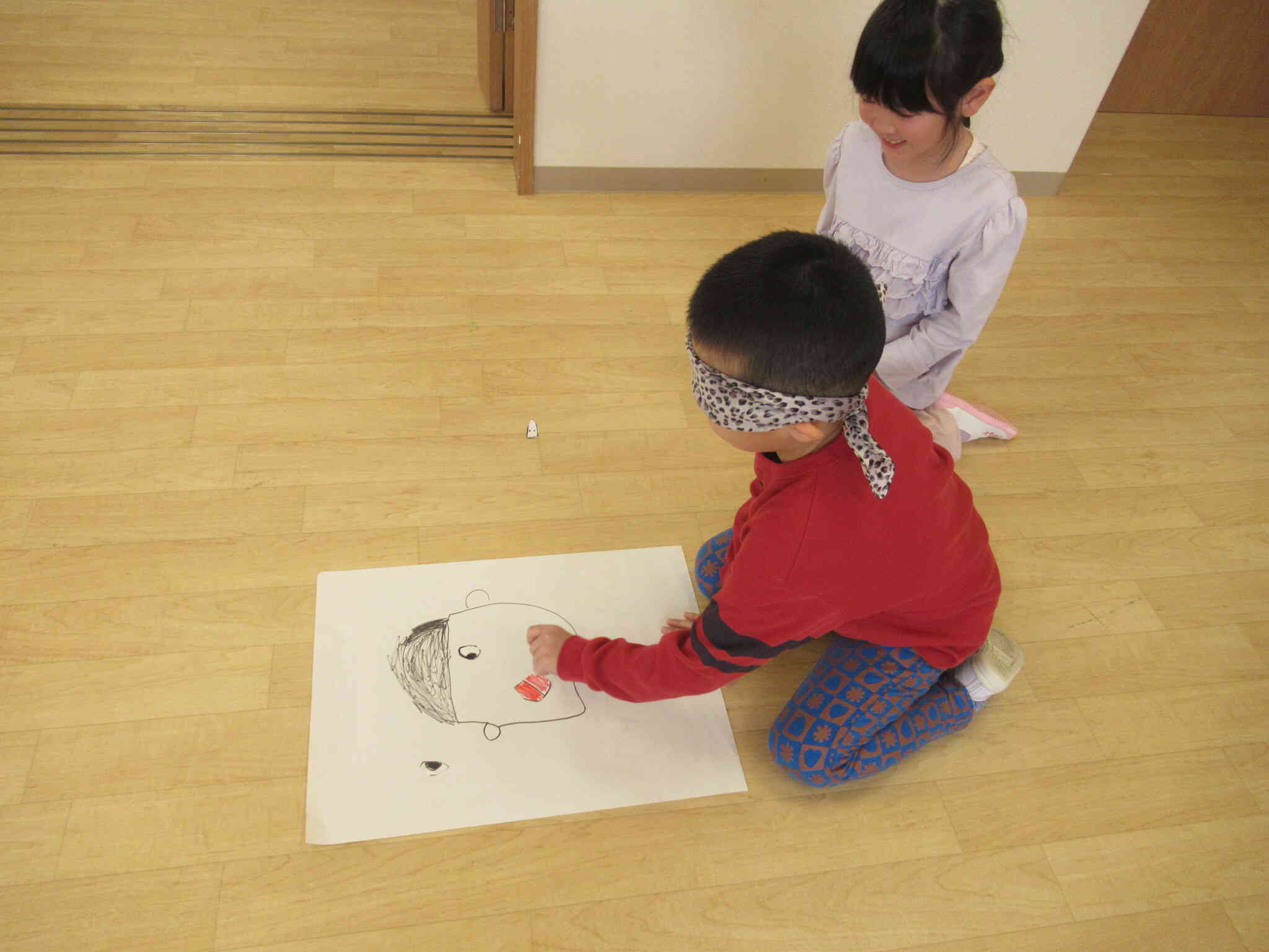 自分で作った福笑い