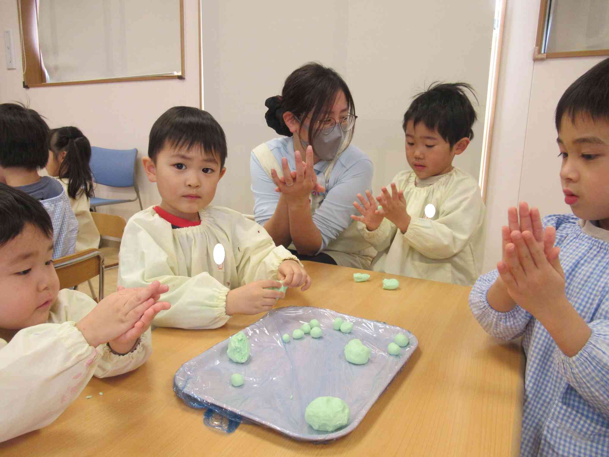 みずきだんごつくり