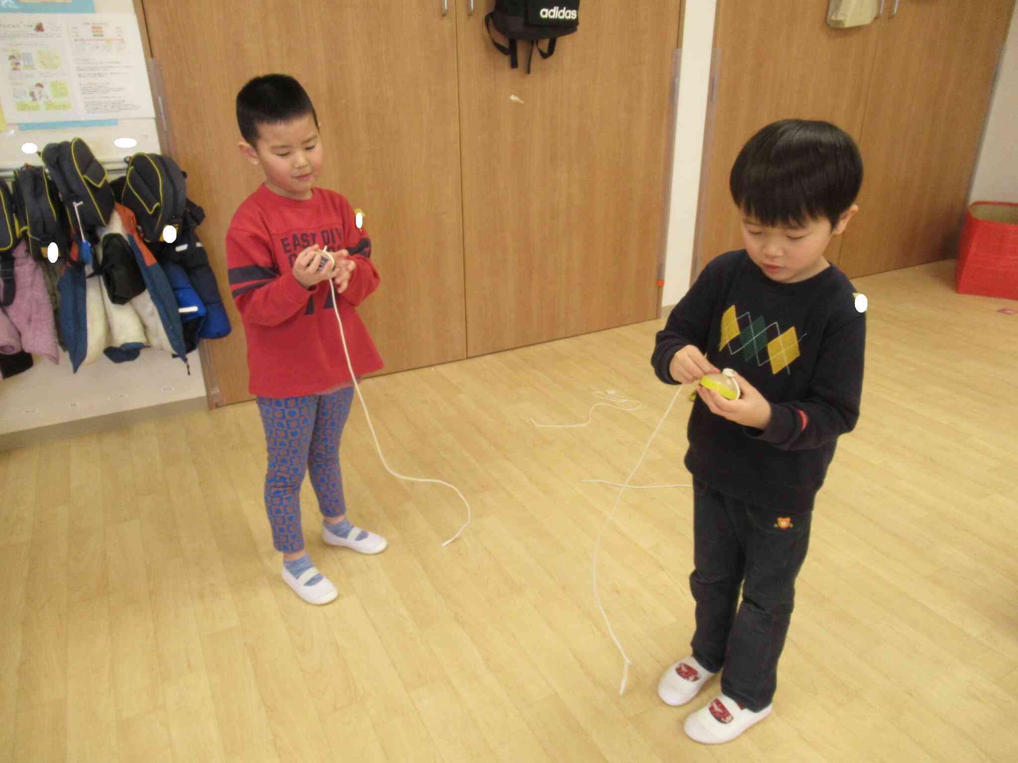 コマ回し大会に向けて