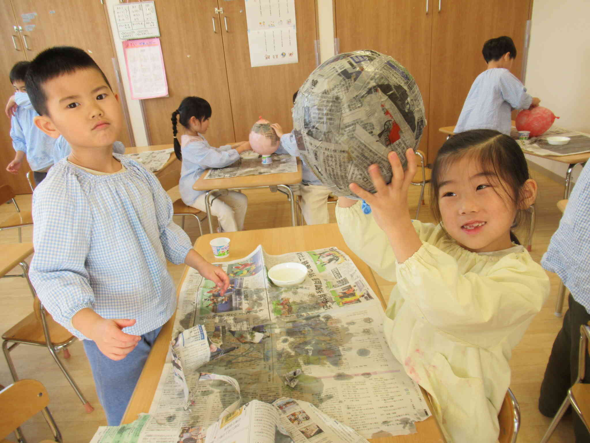 根気強くぺたぺたと