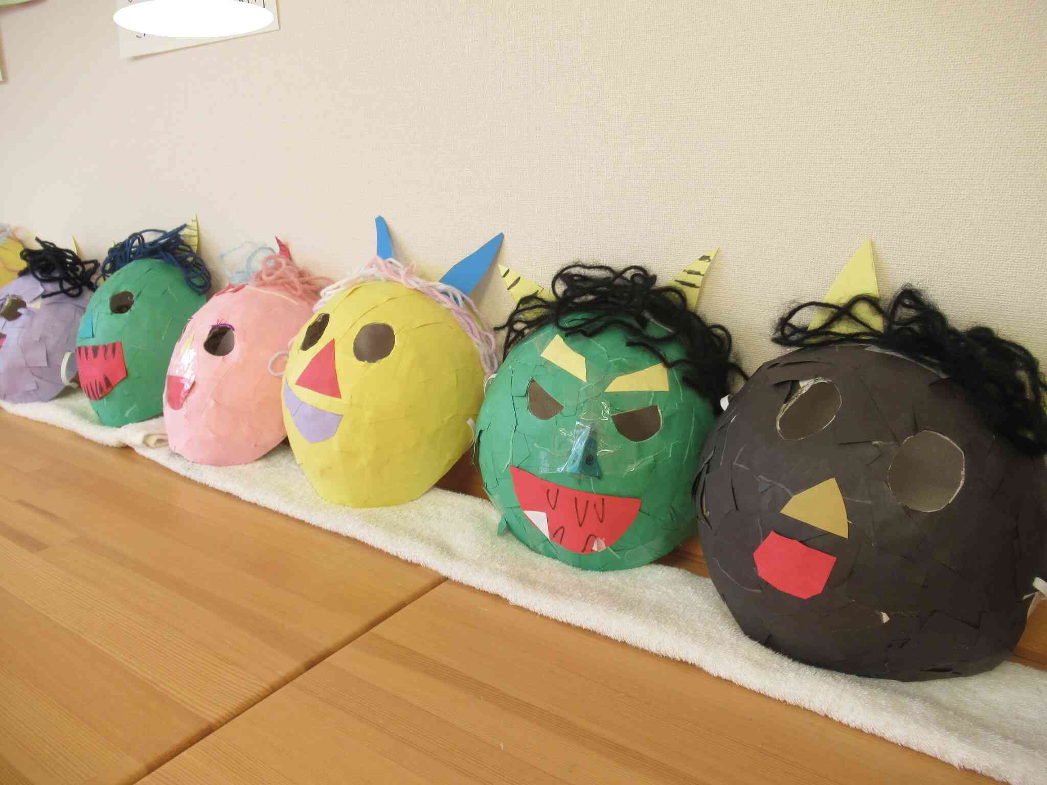 出番を待つ鬼たち