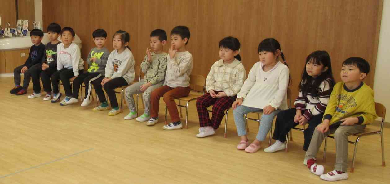 保健指導(5歳児きりん組)