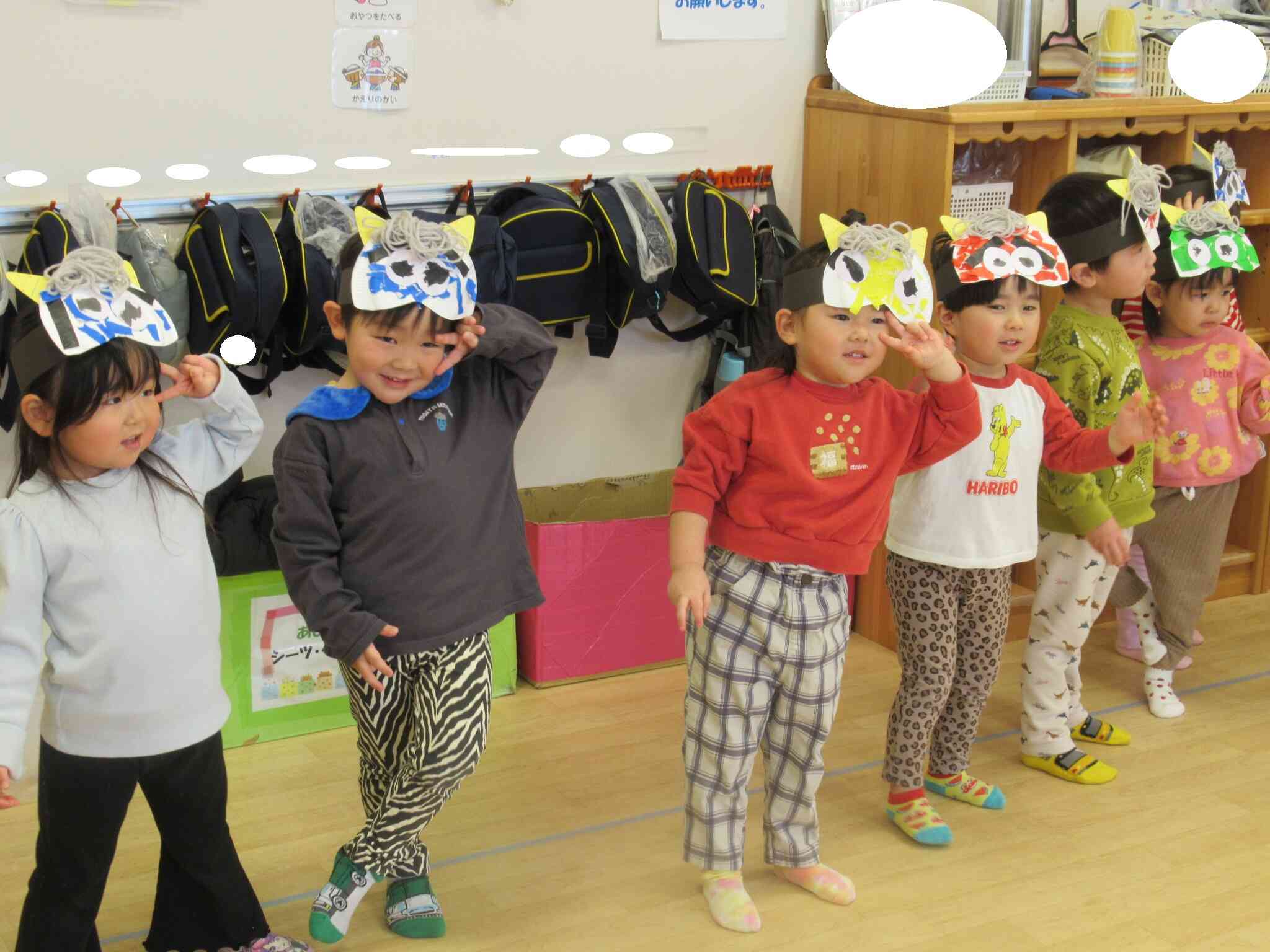 豆まき会　（ひよこ　あひる　うさぎ組）
