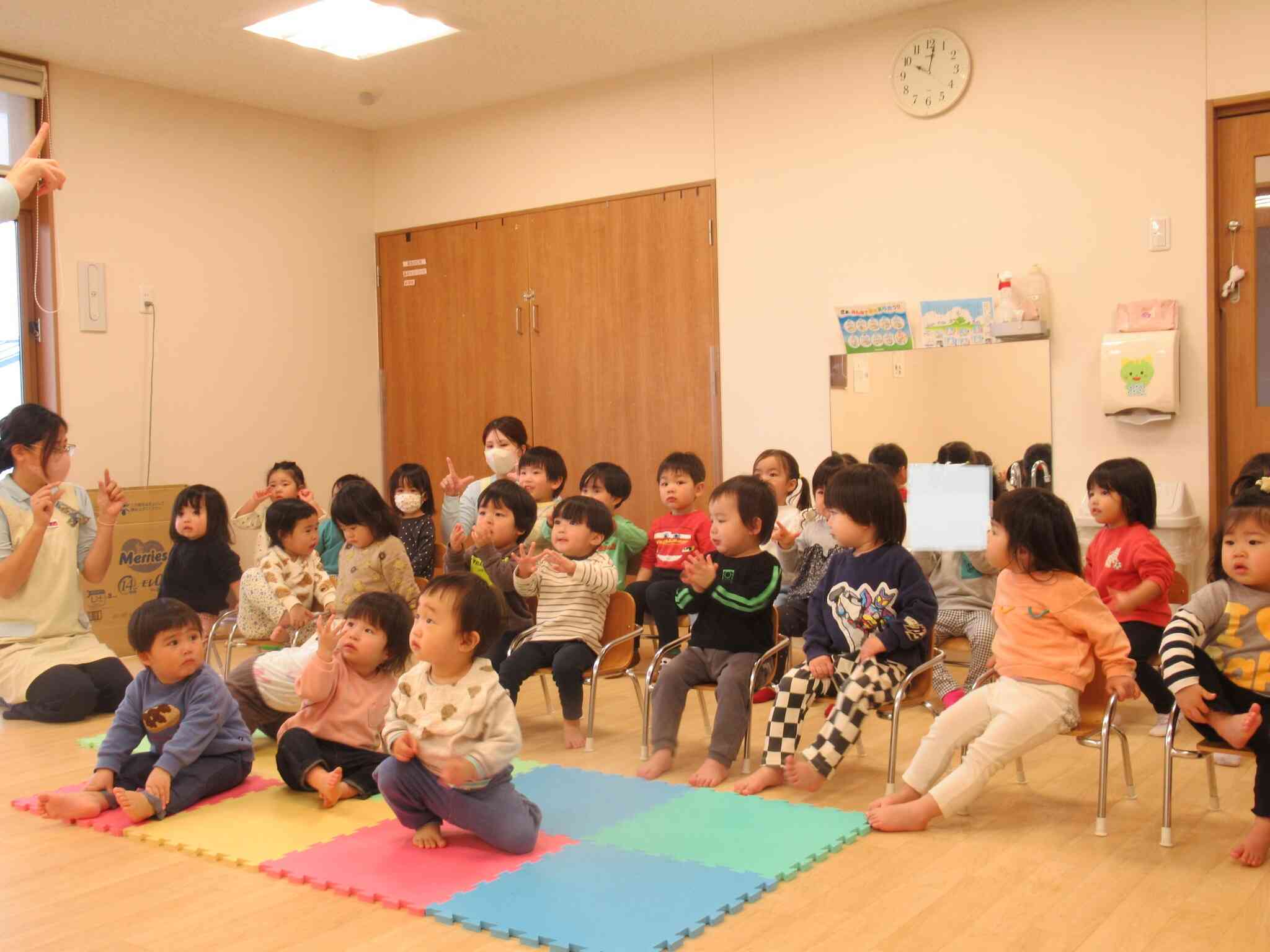 2月お誕生会（ひよこ組・あひる組・うさぎ組）