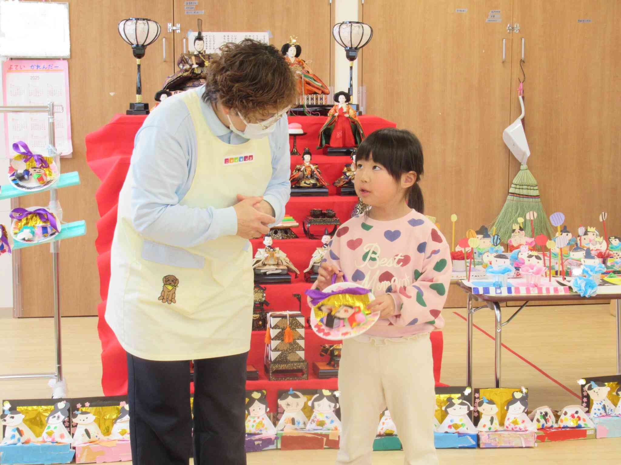 ひな祭り（りす・ぱんだ・きりん組）