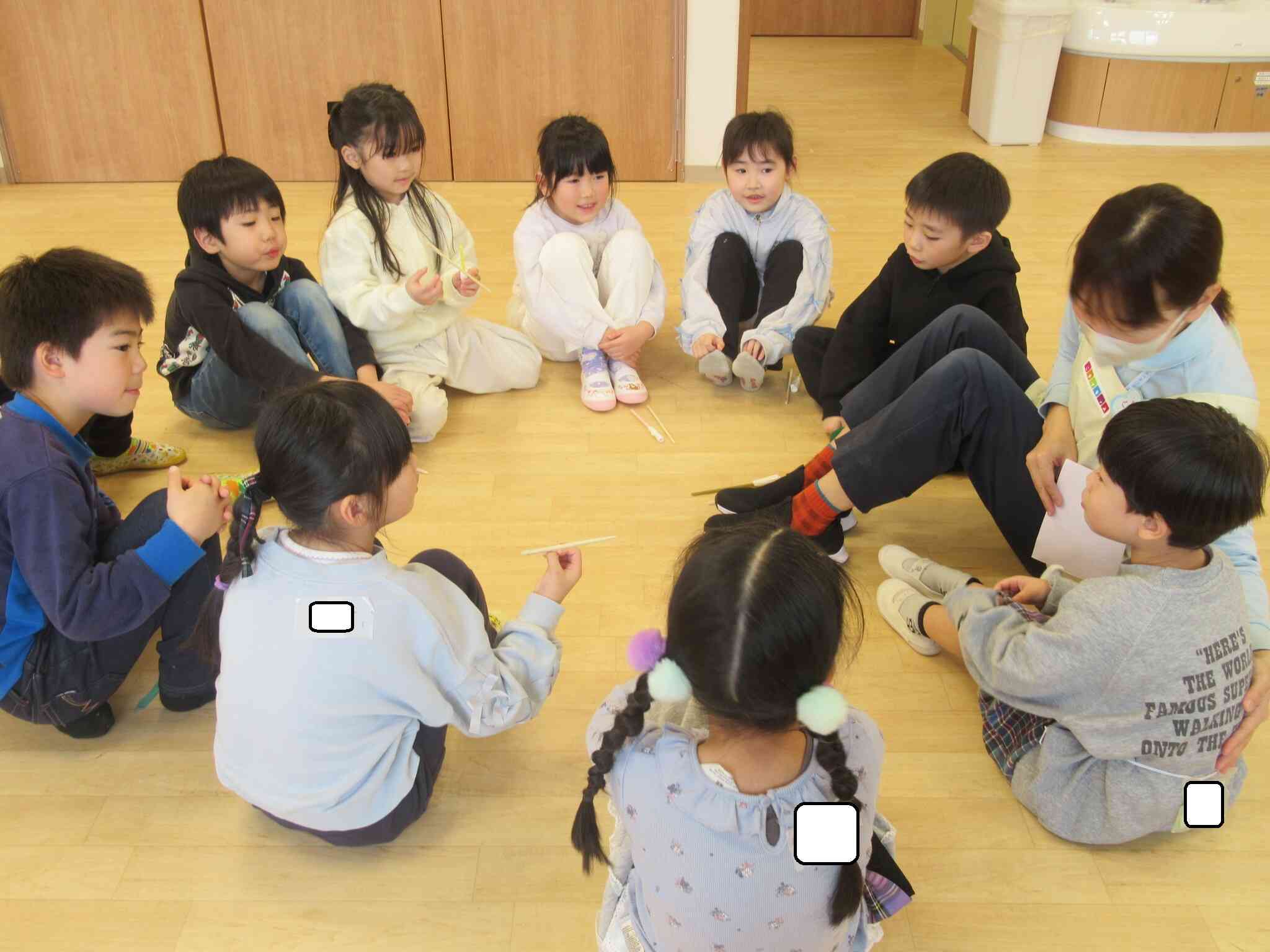 この日をすごく楽しみにしていたきりん組です。