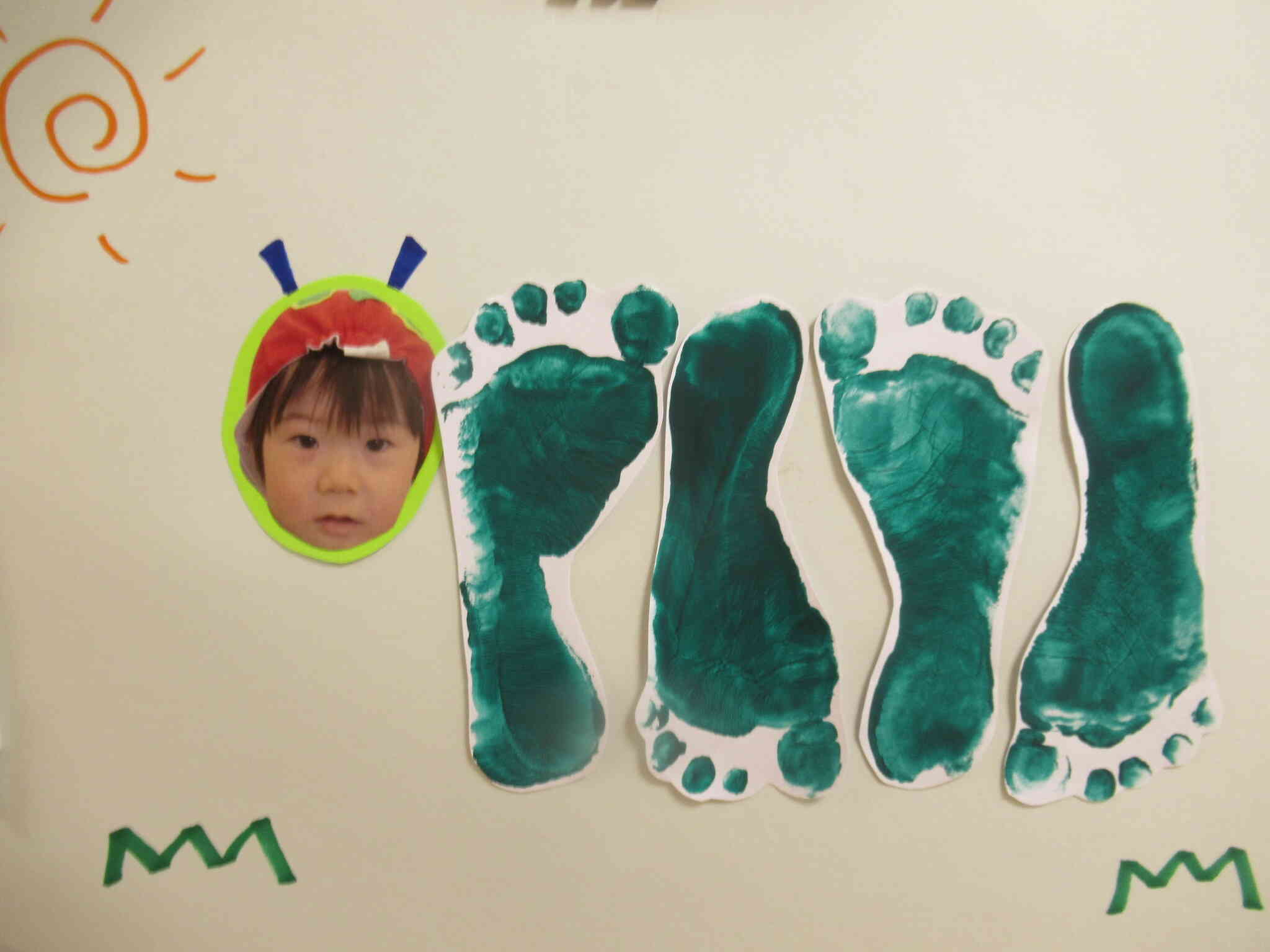 ３月　未満児各クラス製作