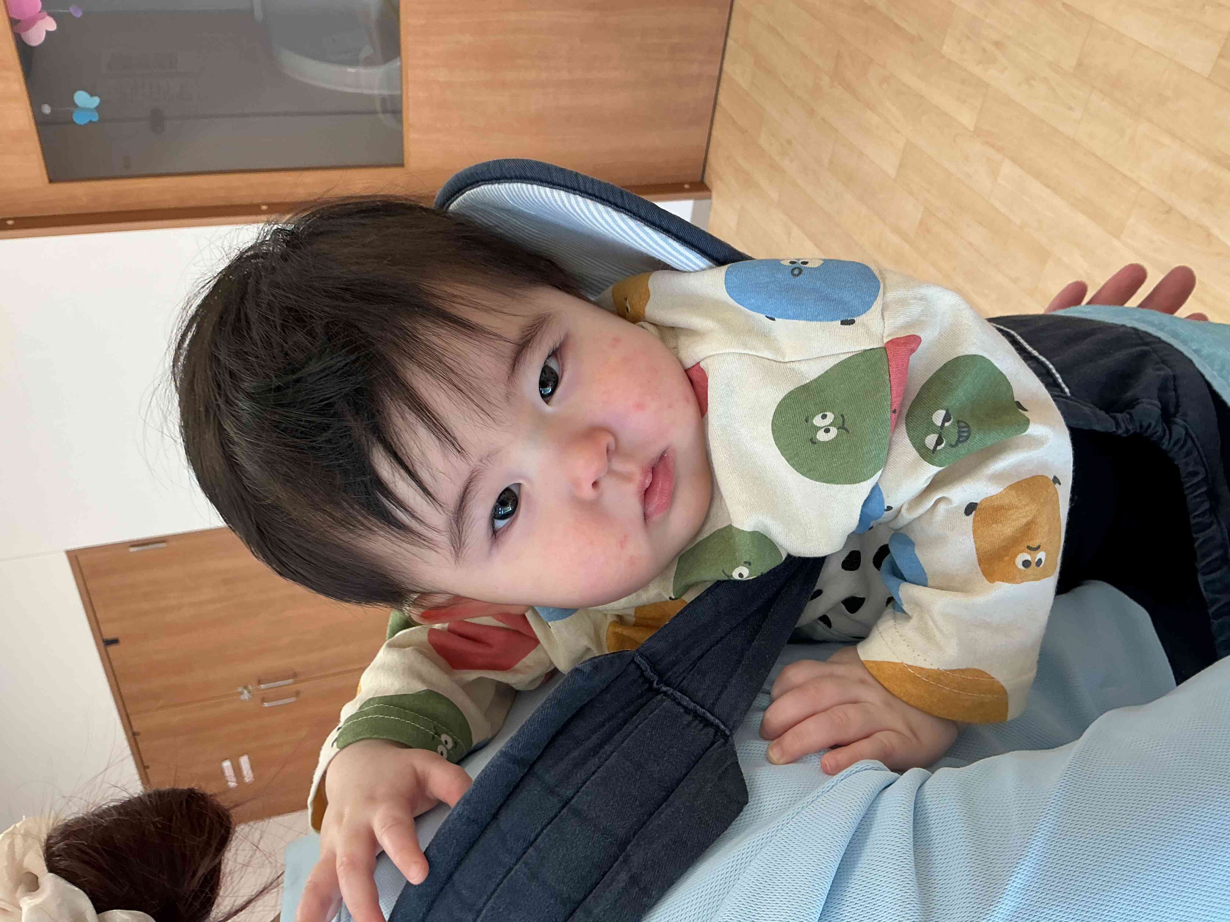 慣らし保育中（ひよこ組　0歳児）