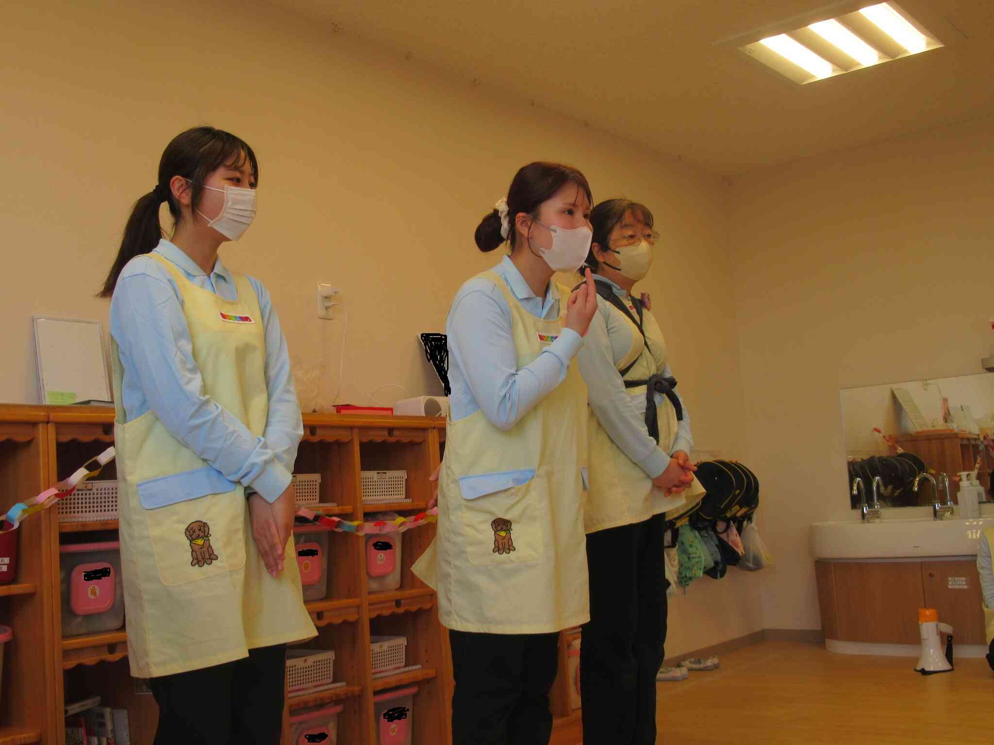 進級お祝い会（りす、ぱんだ、きりん組）