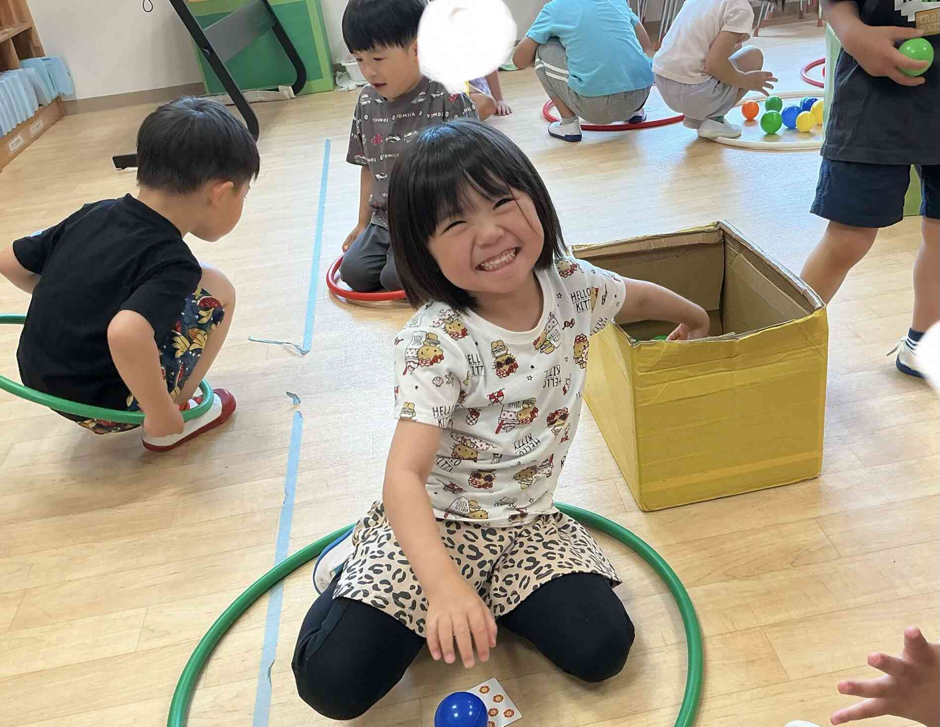 「出来た〜！」