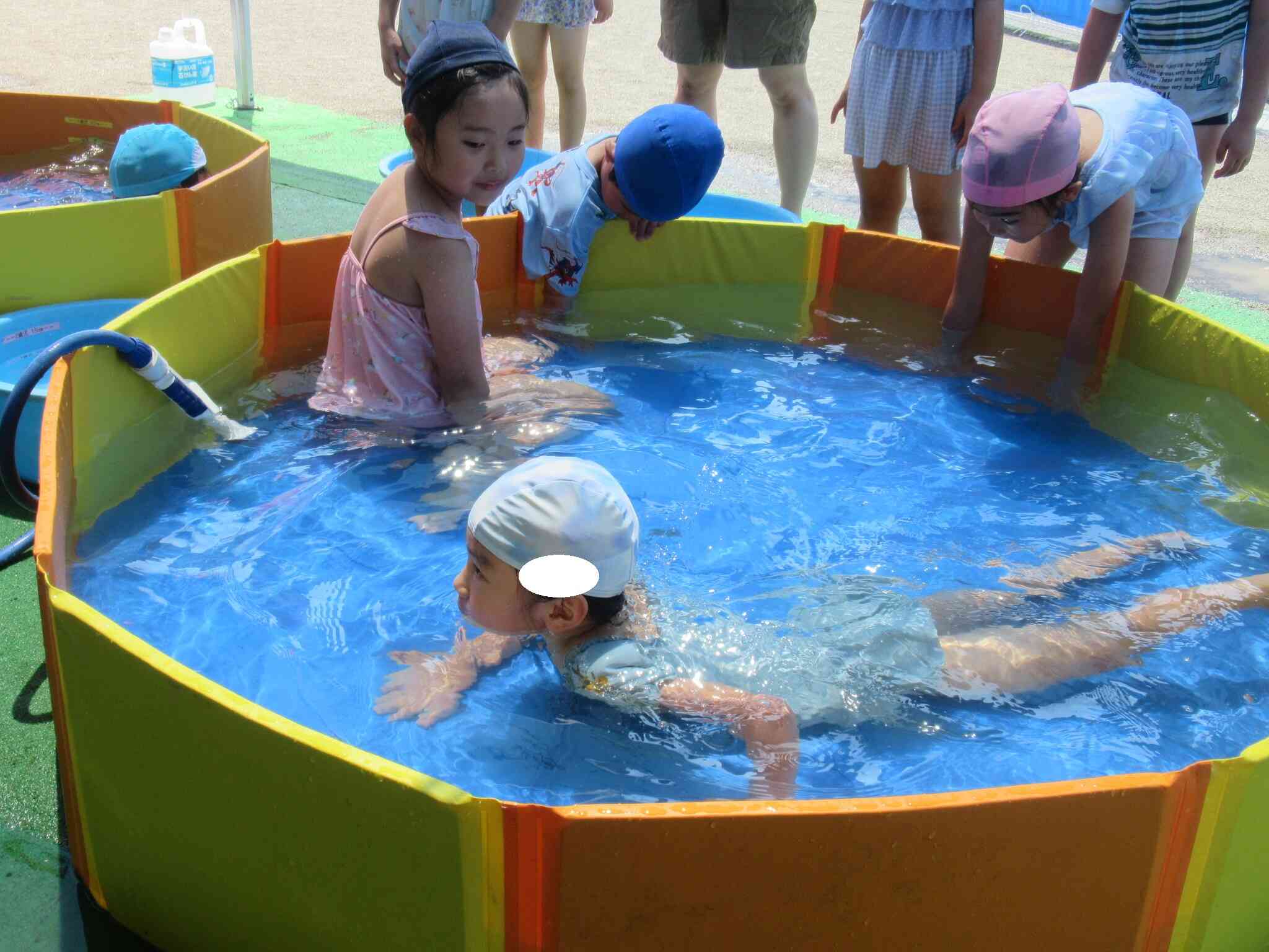 水遊びスタート！