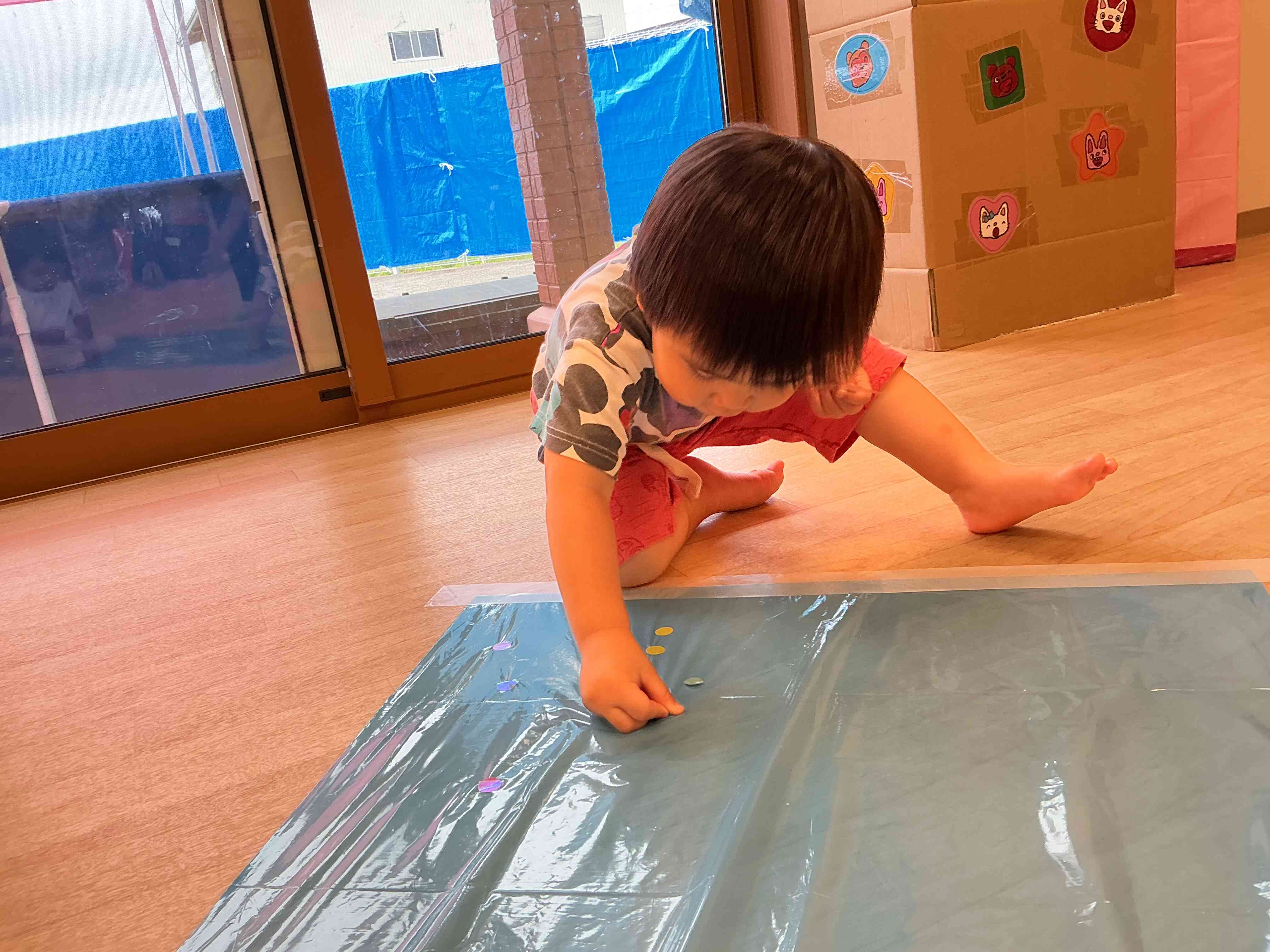 天の川作り（1歳児　あひる組）