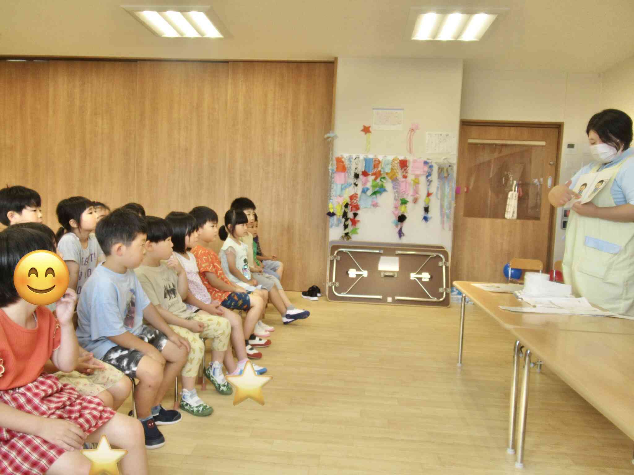 7月保健指導（5歳児きりん組・4歳児ぱんだ組）