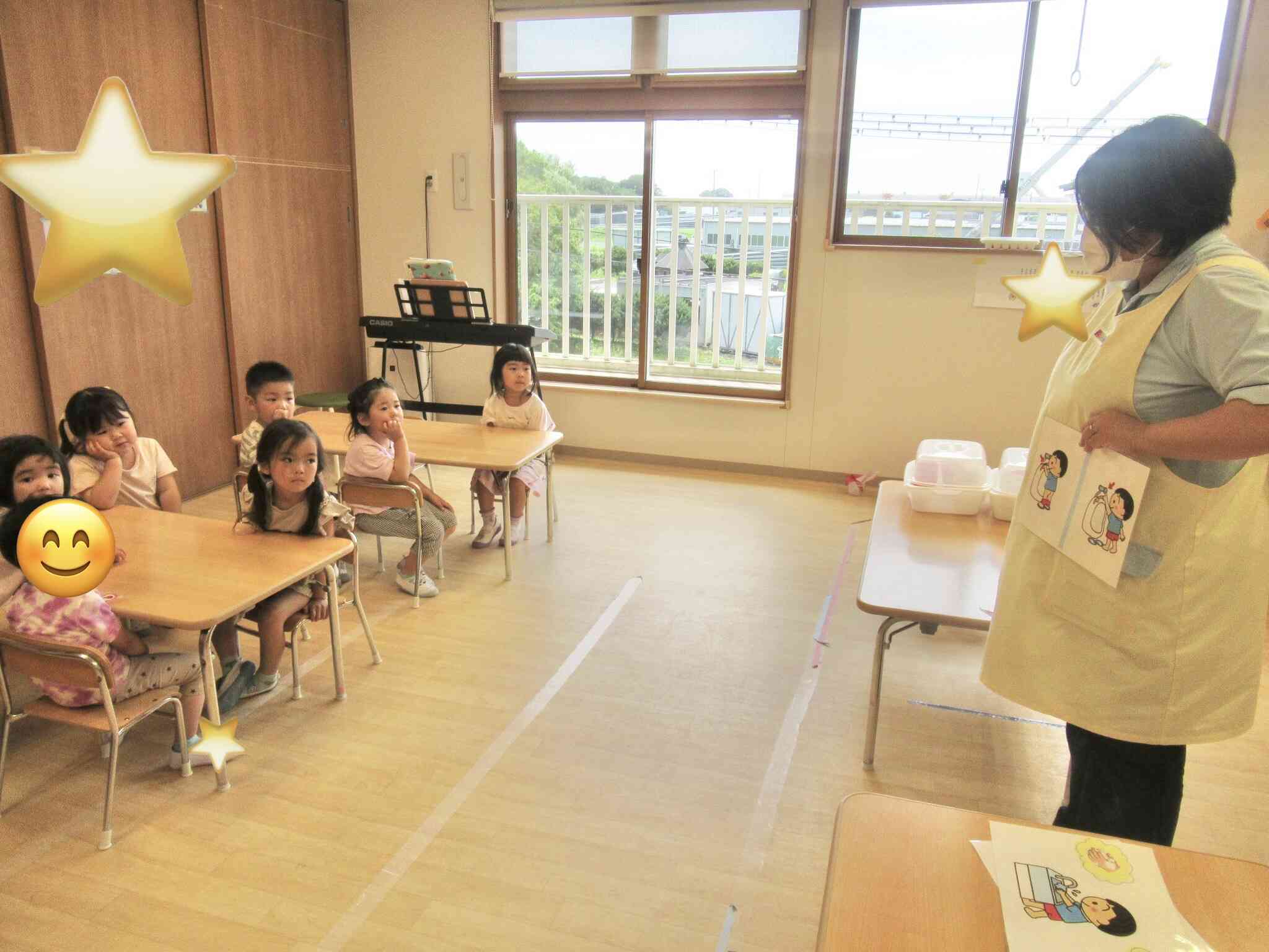 7月保健指導（3歳児りす組）