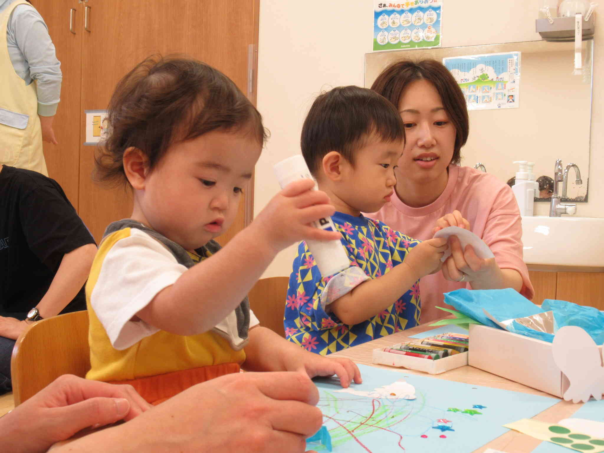 保育参観がありました（1歳児　あひる組）