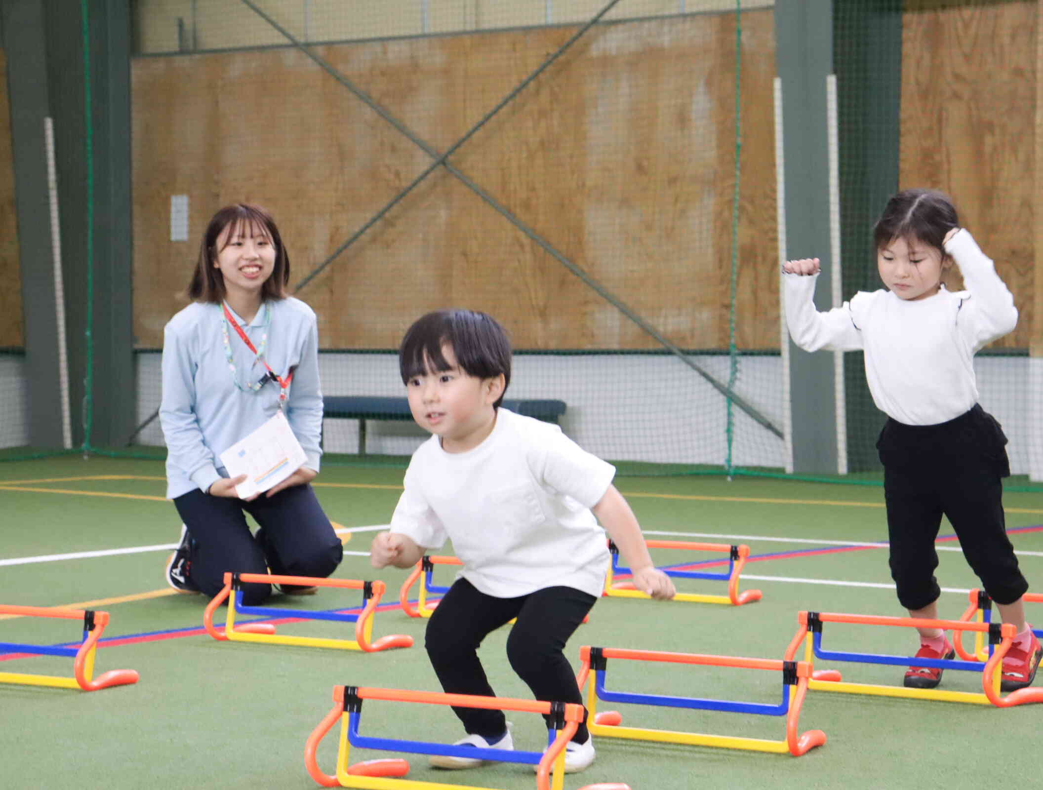 大きいクラスになって初めての運動会（3歳児りす組）
