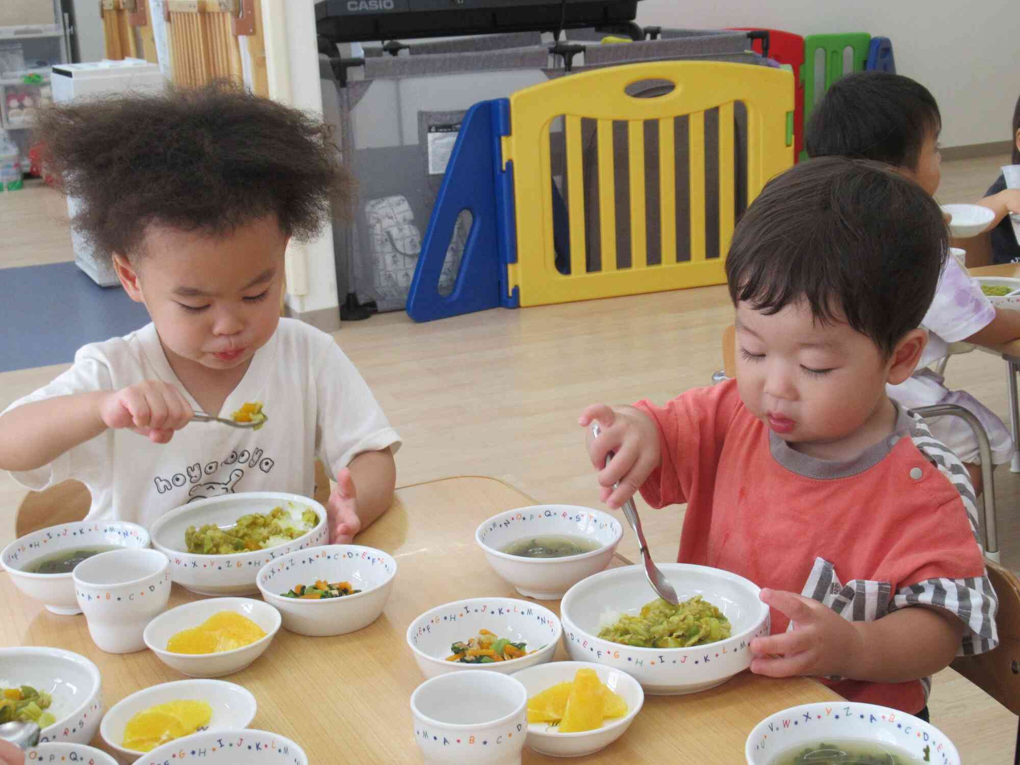 夏はやっぱりカレーだね