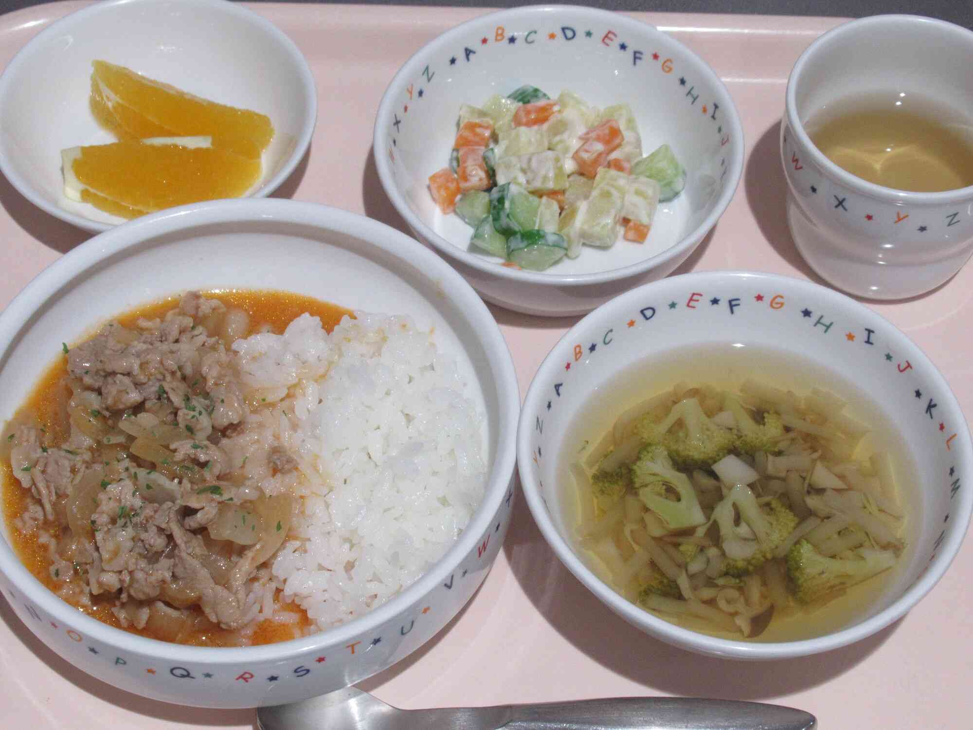 ８月２５日の給食