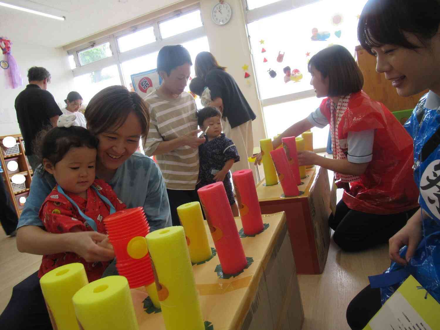 夏祭り会の様子（うさぎ組）